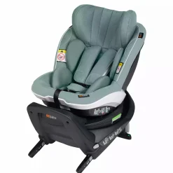 BeSafe iZi Turn i-Size Green Mélange*Kinder Reboarder 0-18 Kg, Gruppe 0+/1