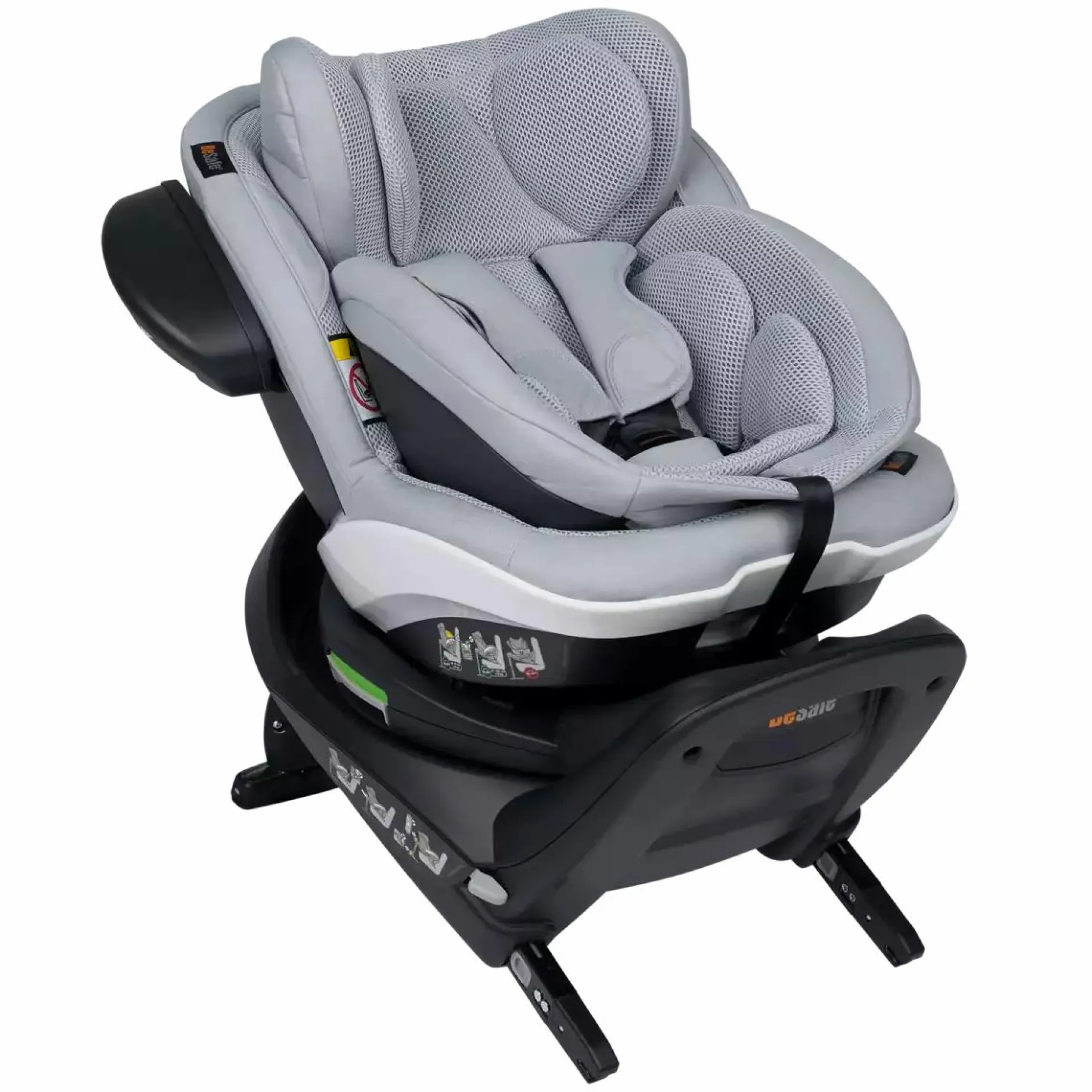 BeSafe iZi Twist B i-Size Peak Mesh*Kinder Kindersitze Isofix|Reboarder 0-18 Kg, Gruppe 0+/1
