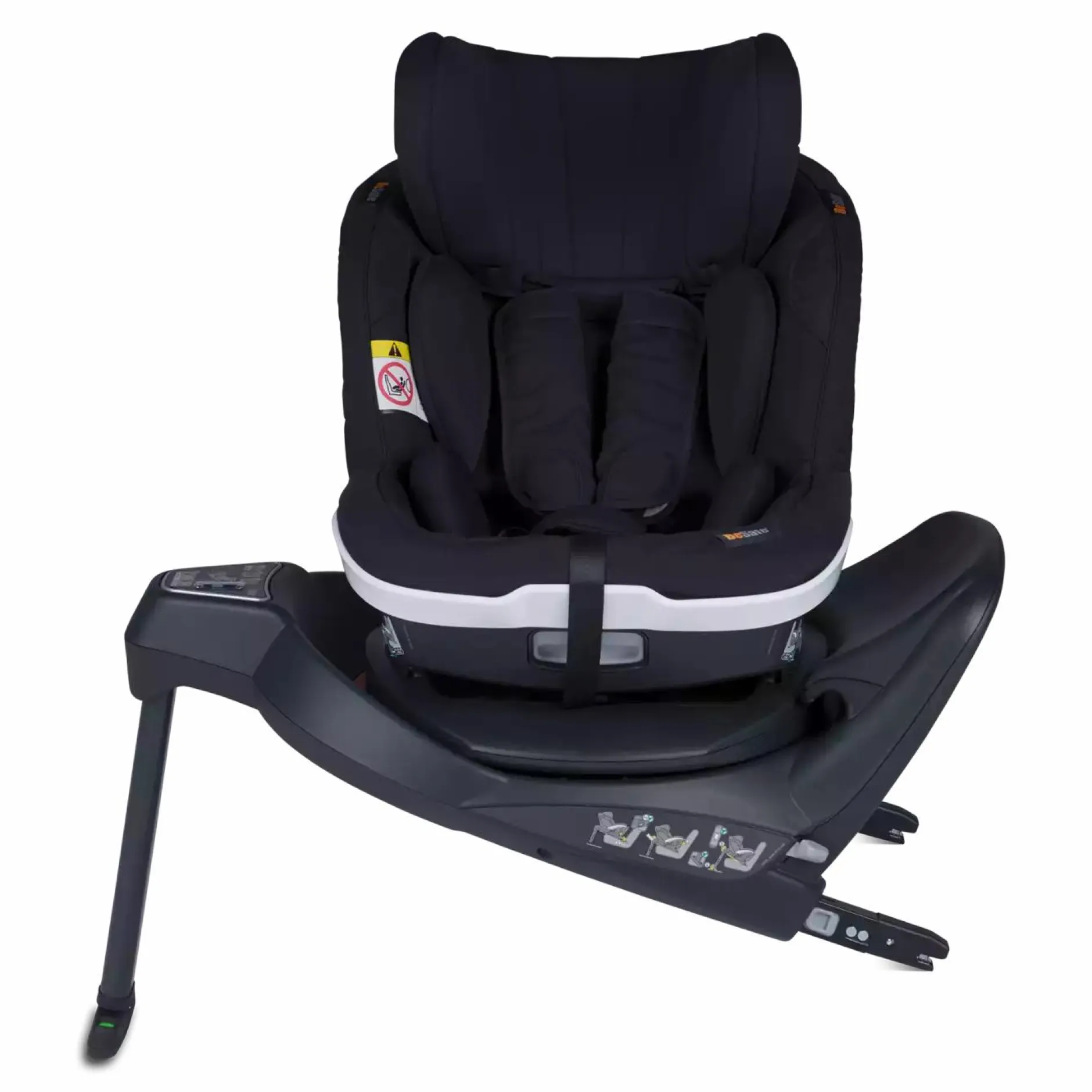 BeSafe iZi Twist i-Size Fresh Black Cab*Kinder Kindersitze Isofix|Reboarder 0-18 Kg, Gruppe 0+/1