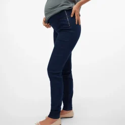 Mamalicious Jeggings Dark Blue Denim* Umstandshosen