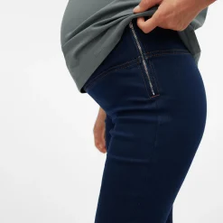 Mamalicious Jeggings Dark Blue Denim* Umstandshosen