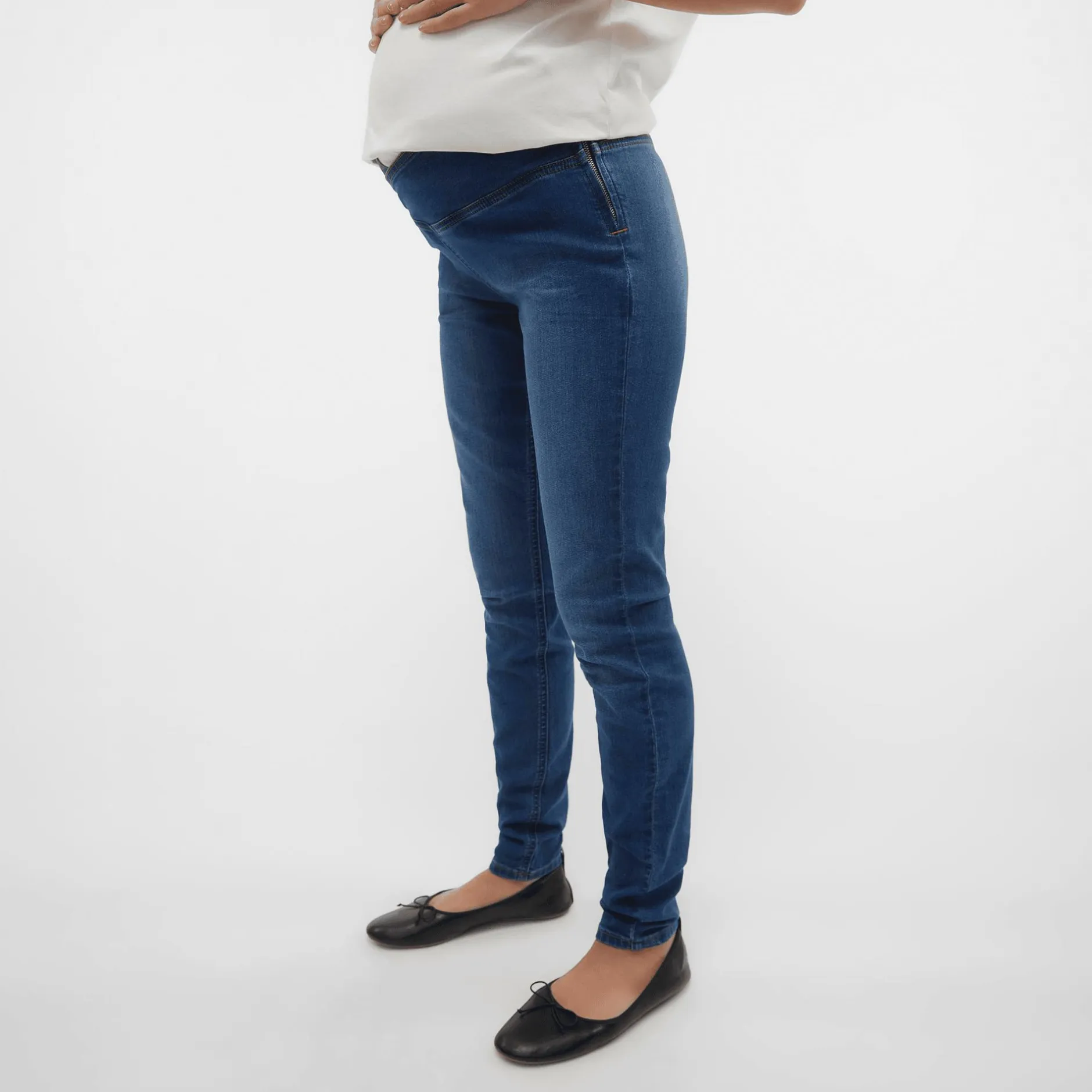 Mamalicious Jeggings Medium Blue Denim* Umstandshosen