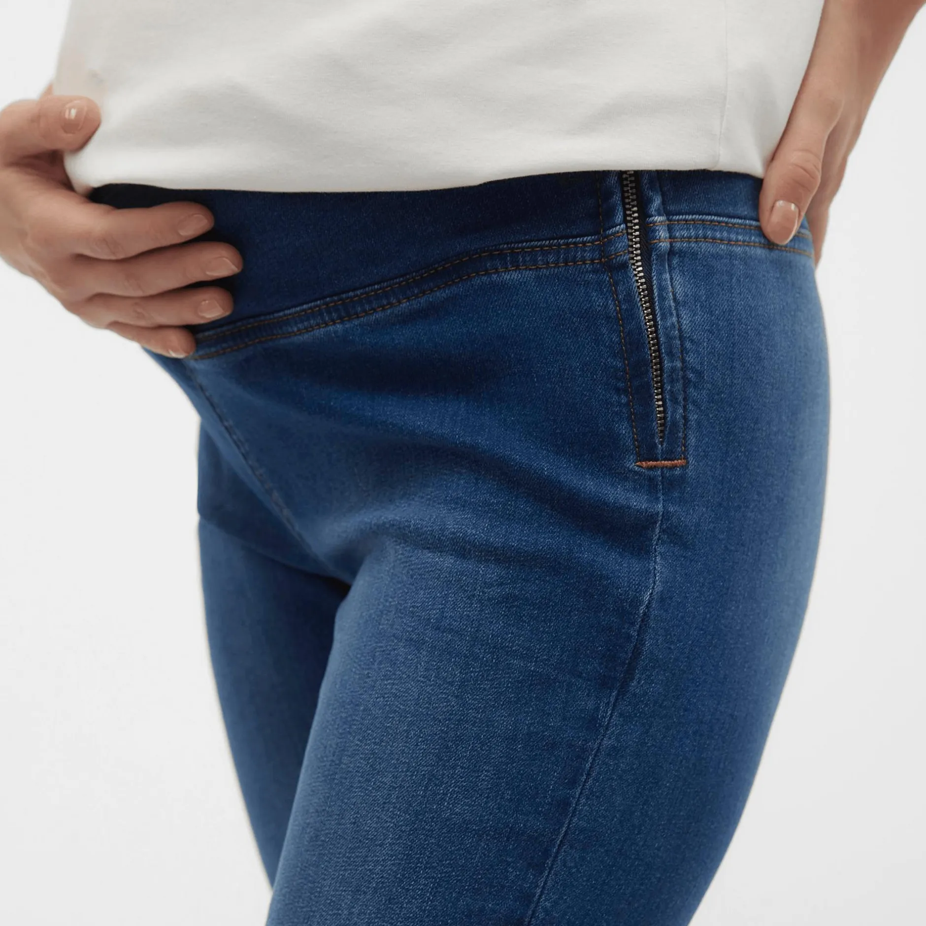 Mamalicious Jeggings Medium Blue Denim* Umstandshosen
