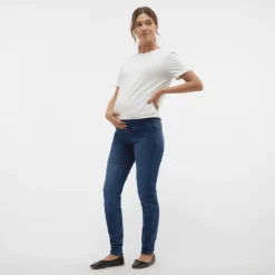 Mamalicious Jeggings Medium Blue Denim* Umstandshosen