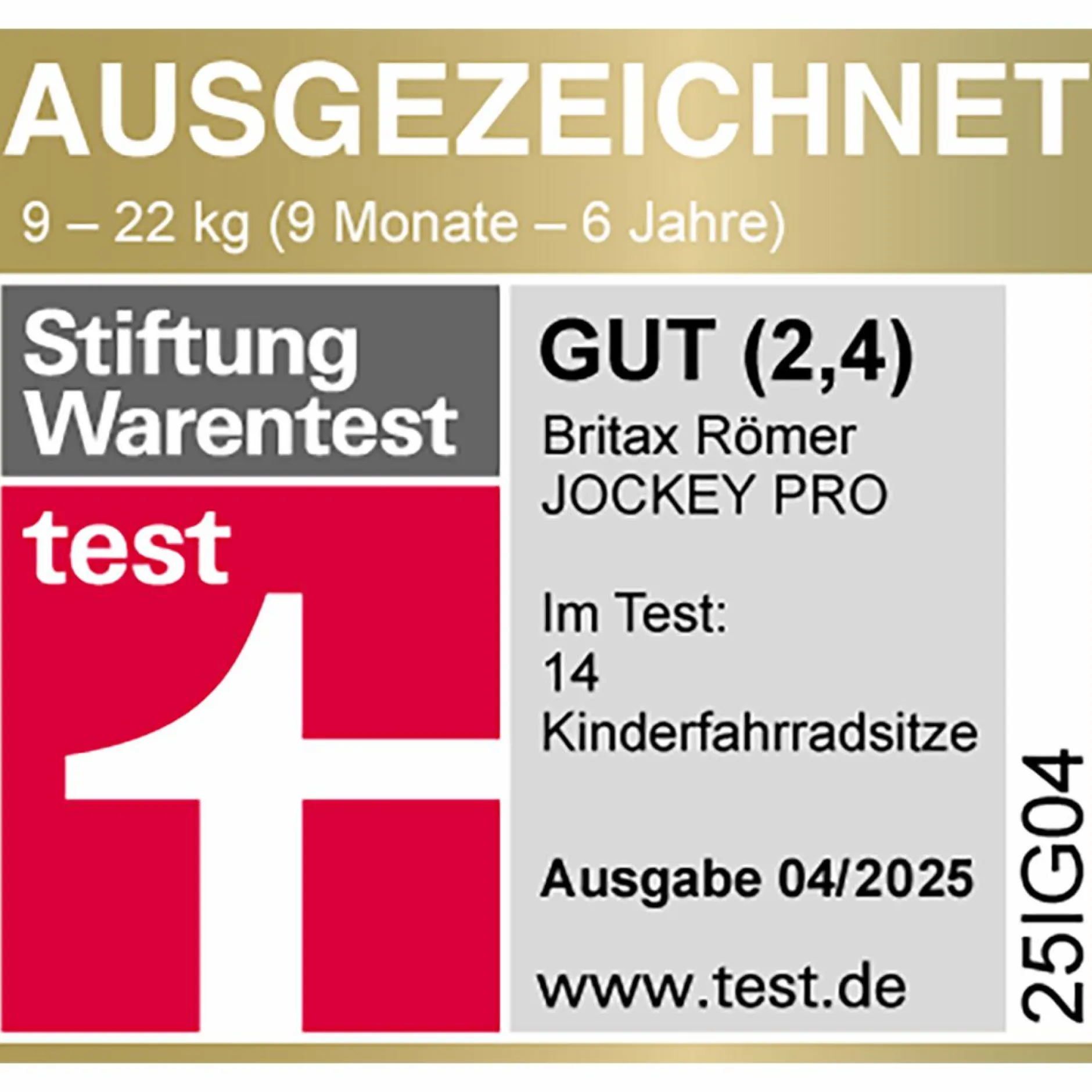 Britax Ru00f6mer JOCKEY PRO Harbor Blue* Fahrradsitze