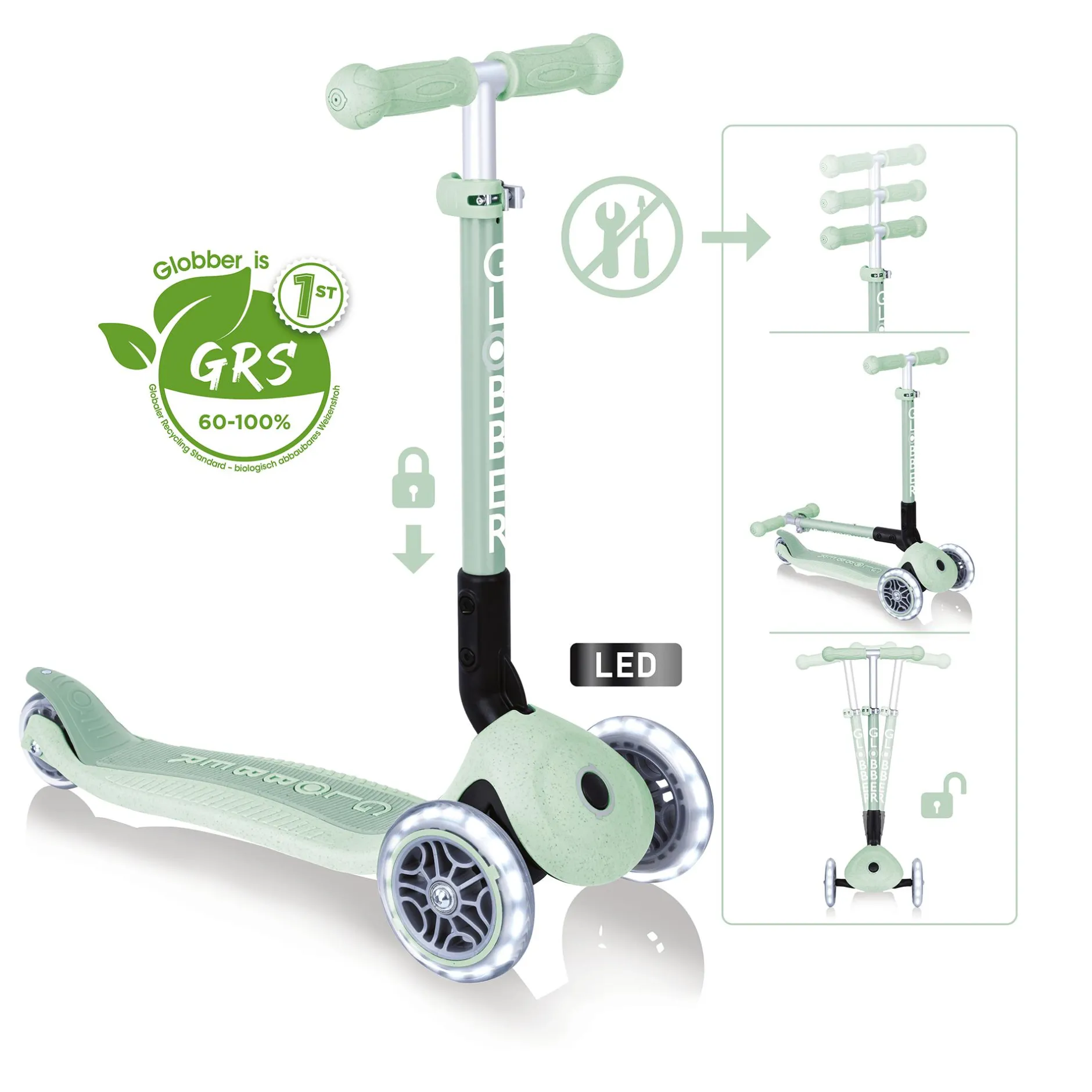 GLOBBER Junior Foldable Lights Eco*Kinder Kinderfahrzeuge