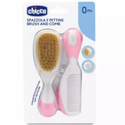 chicco Kamm + Haarbürste mit Naturborsten* Hausapotheke