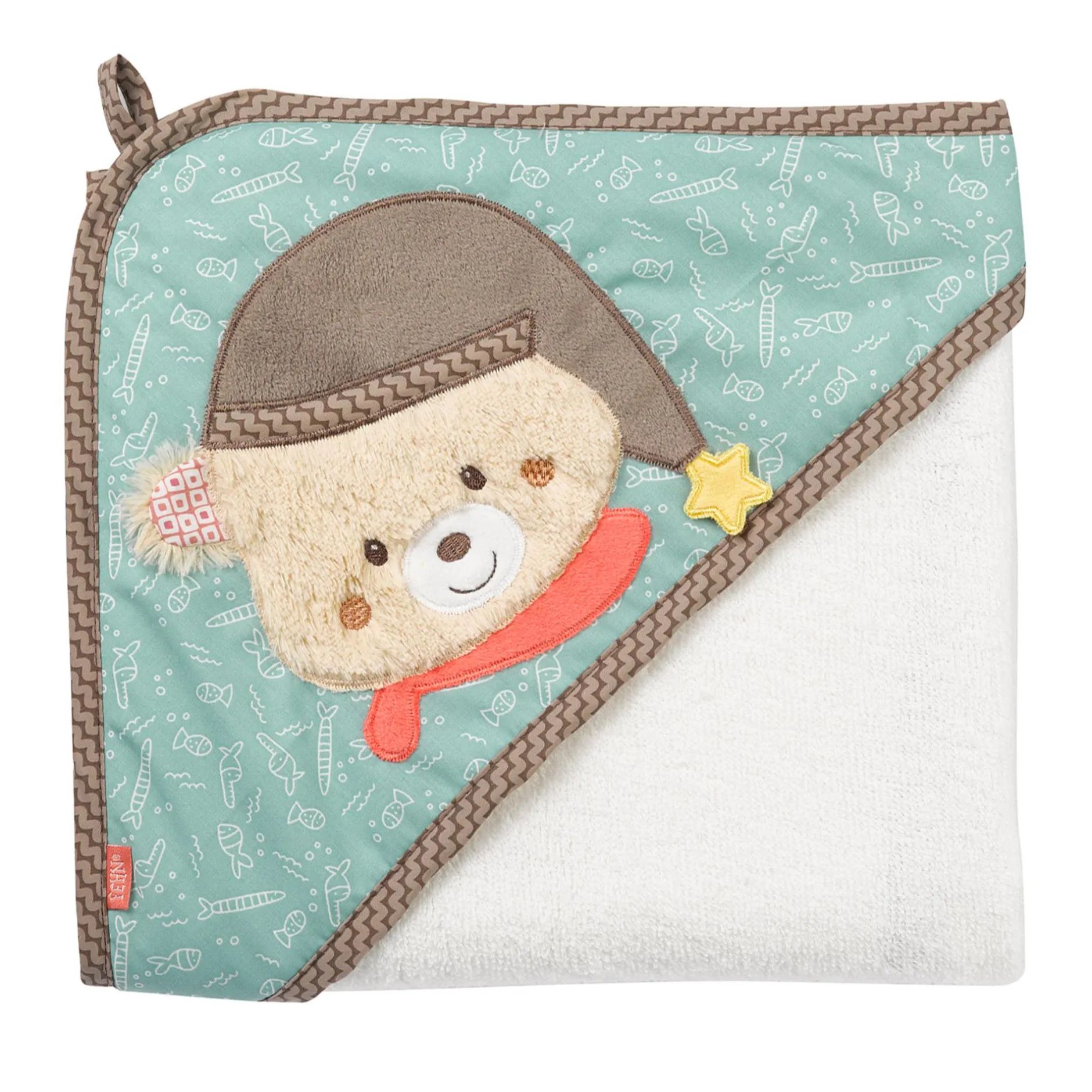 fehn Kapuzenbadetuch Bruno* Badetextilien|Badetextilien