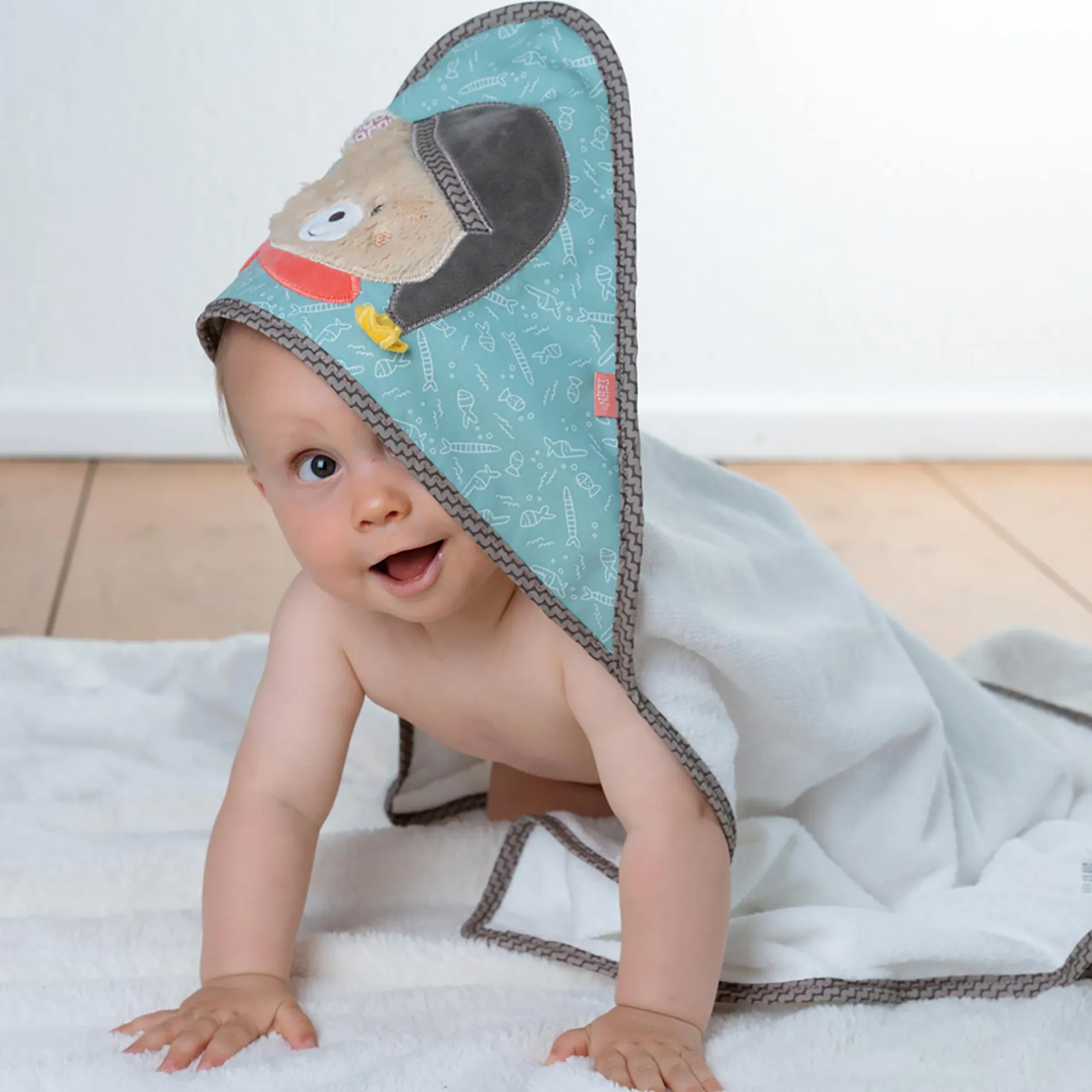 fehn Kapuzenbadetuch Bruno* Badetextilien|Badetextilien