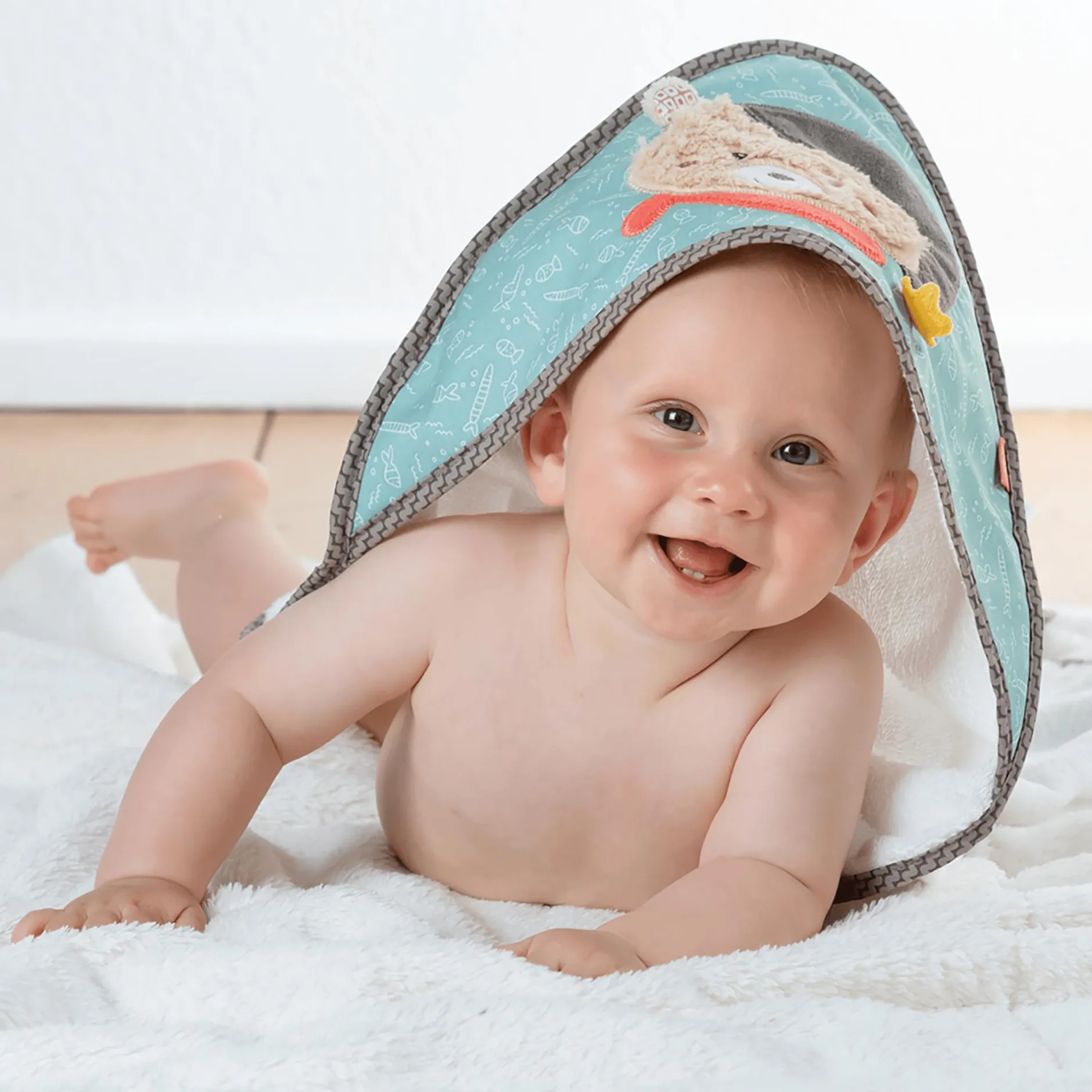 fehn Kapuzenbadetuch Bruno* Badetextilien|Badetextilien