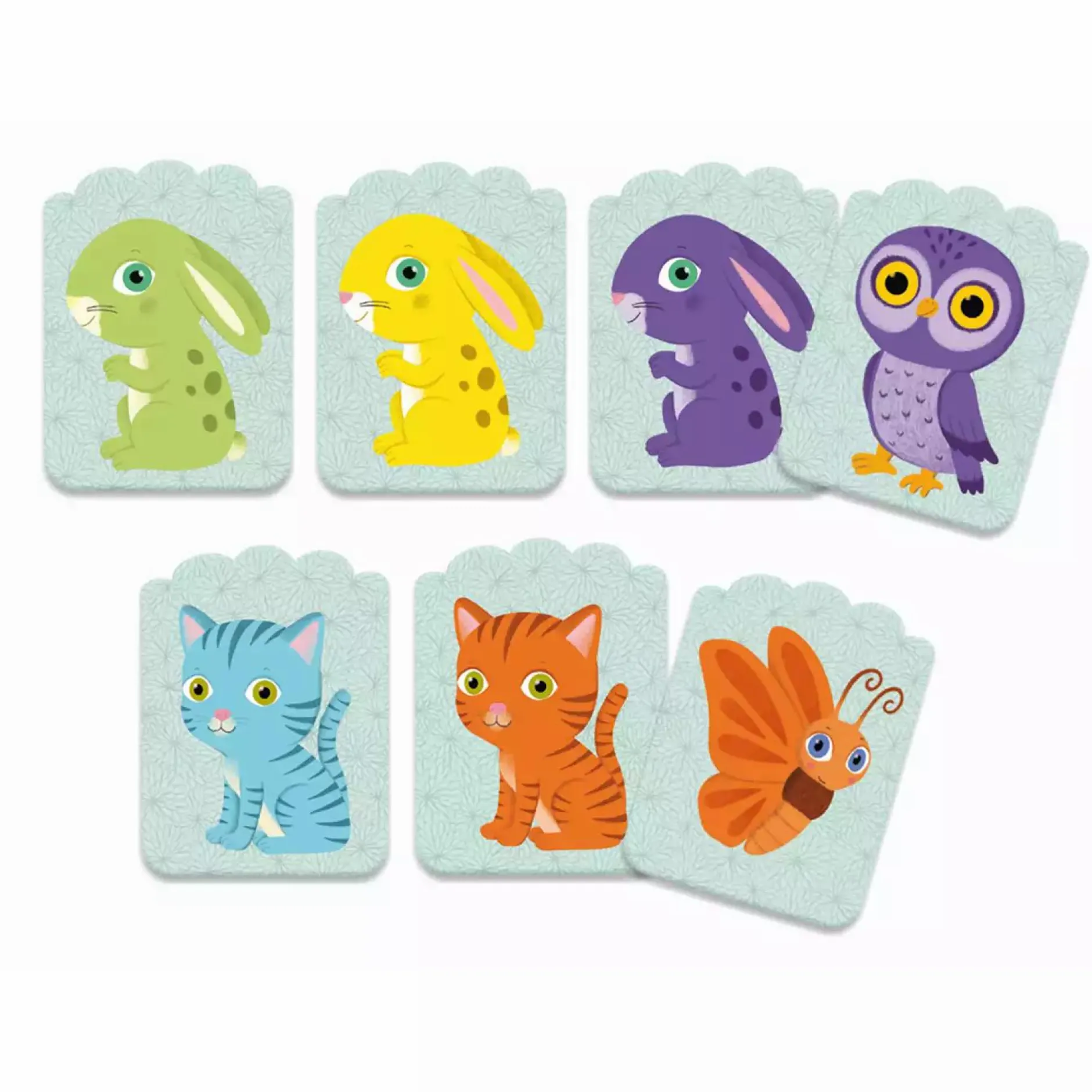 DJECO Kartenspiel Little Match*Kinder Holzspielzeug|Spielzeug Ab 2 Jahre