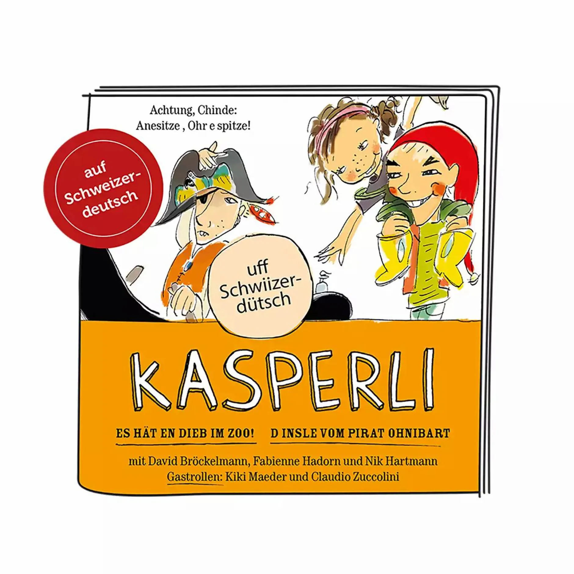 tonies Kasperli - Es hät en Dieb im Zoo! / D Insle vom Pirat Ohnibart*Kinder Musik|Spielzeug Ab 3 Jahren