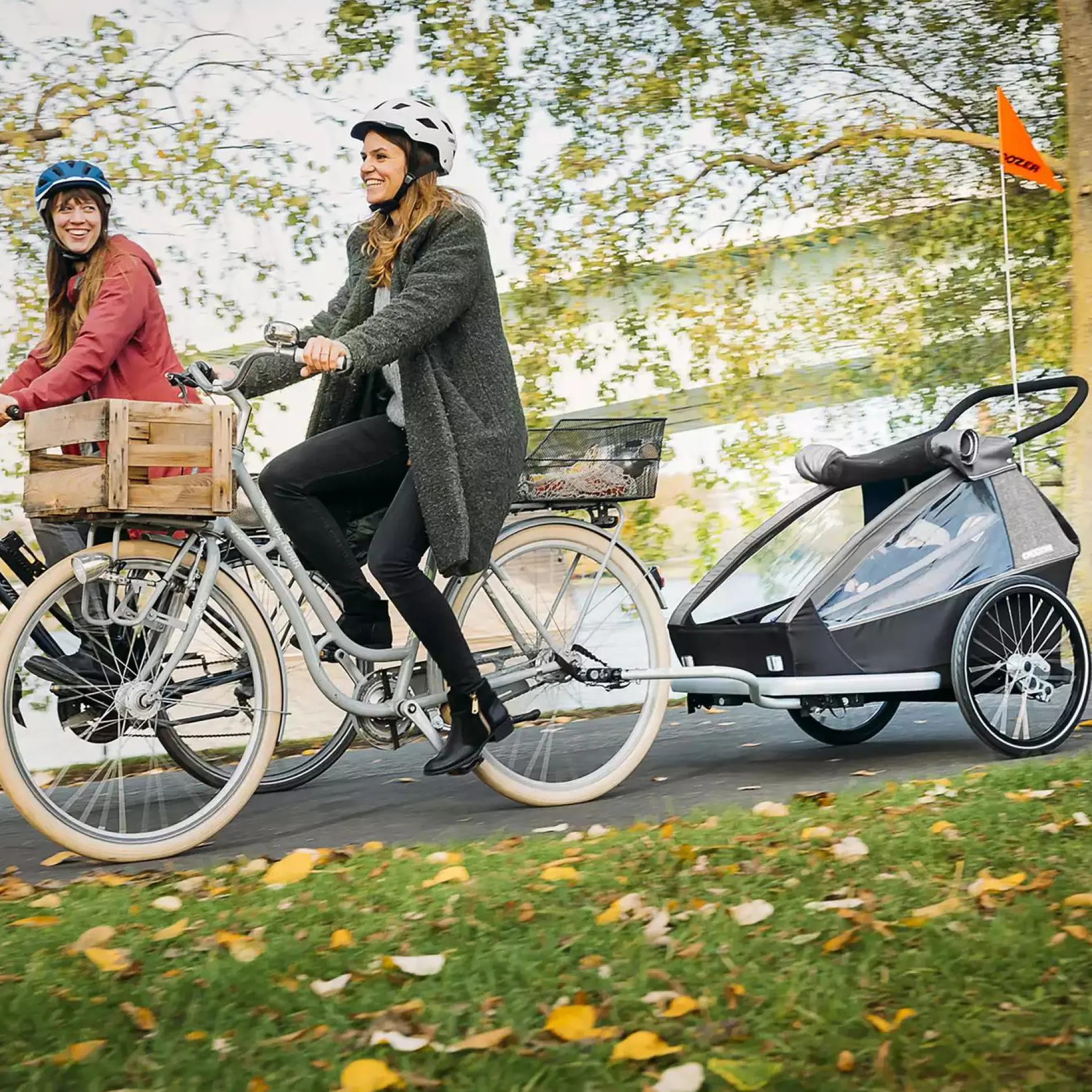 Croozer Kid Keeke 1 Stone Grey* Fahrradanhänger