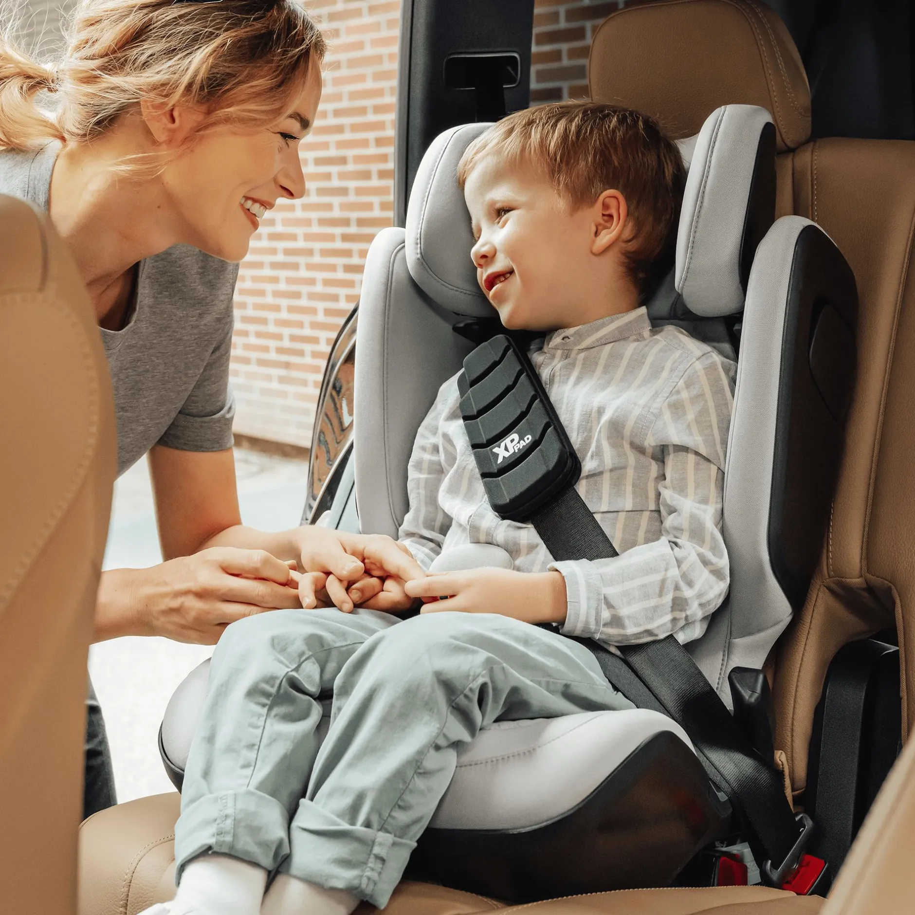 Britax Diamond KIDFIX PRO Lux Linen Grey Diamond*Kinder Kindersitze 15-36 Kg, Gruppe 2/3
