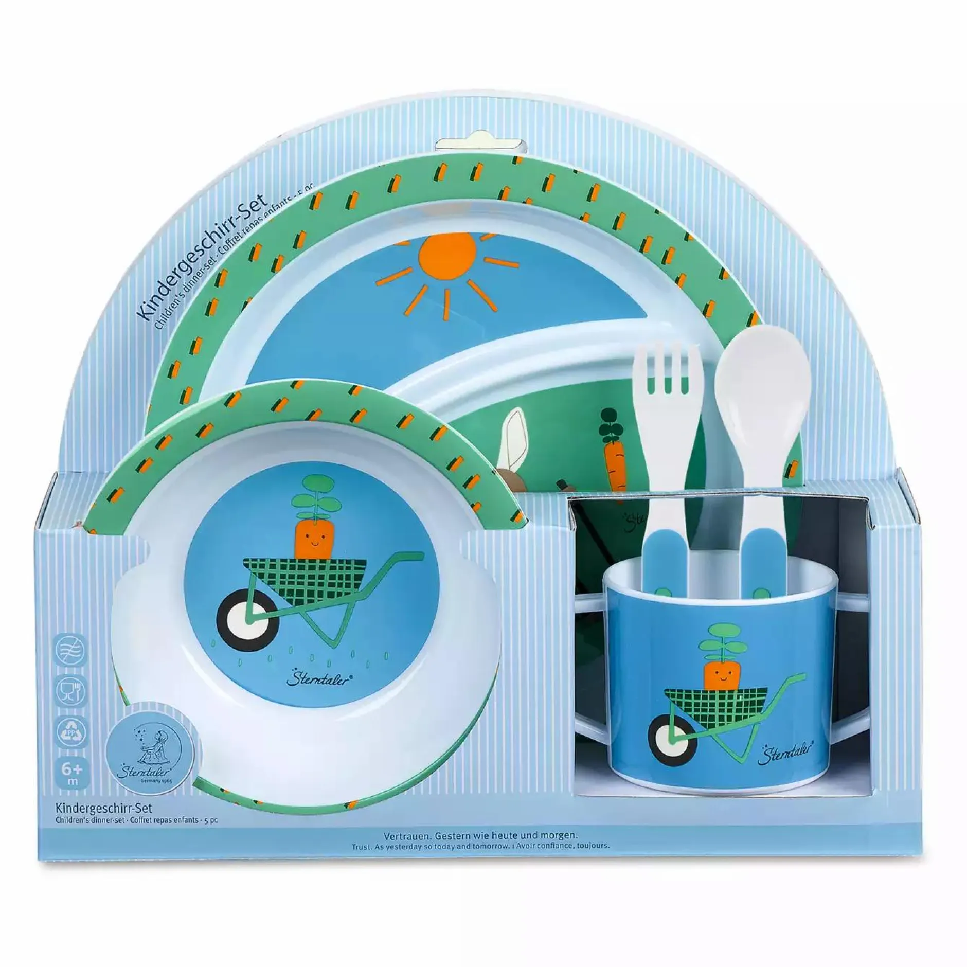 Sterntaler Kindergeschirr-Set Emmilius* Besteck & Geschirr