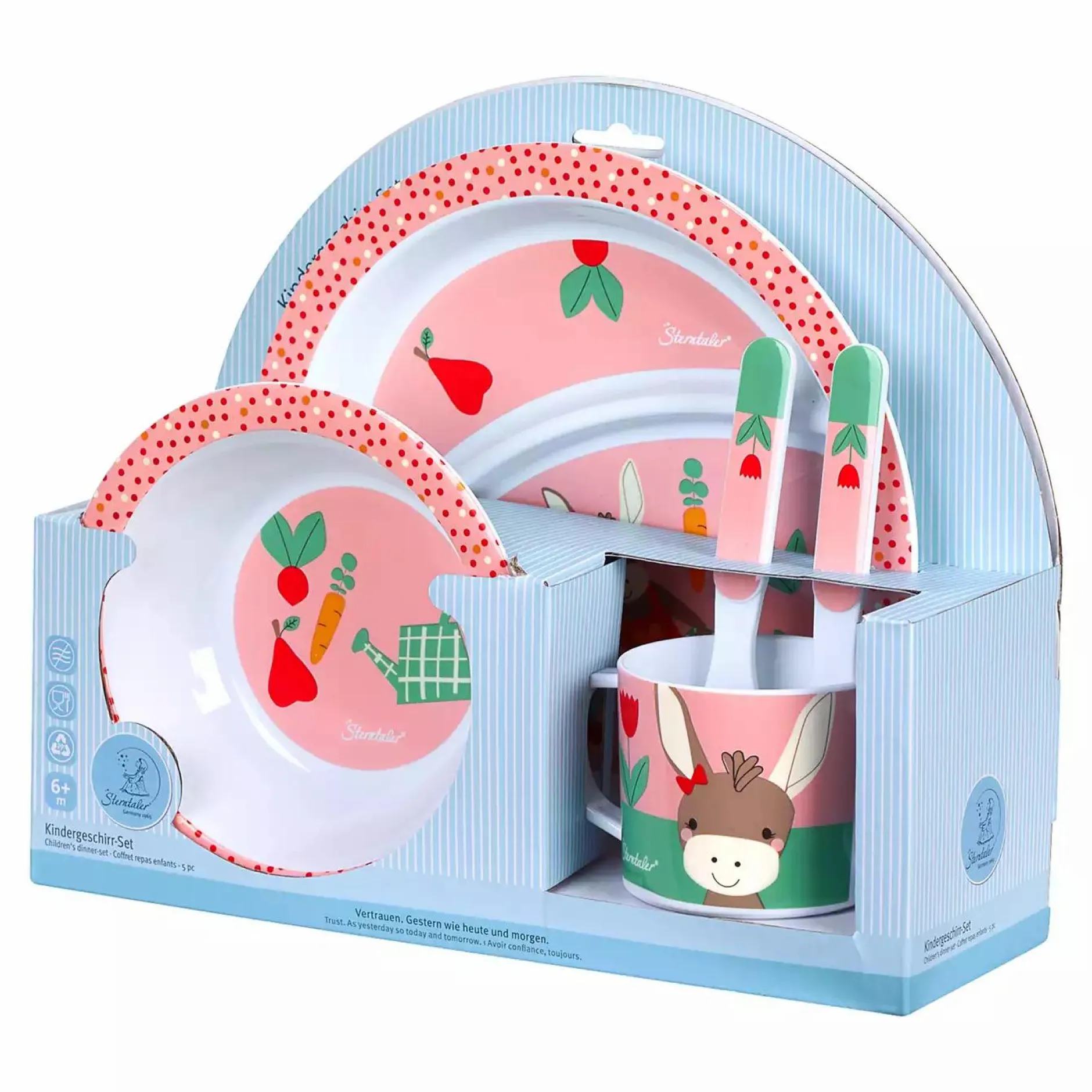 Sterntaler Kindergeschirr-Set Emmily* Besteck & Geschirr