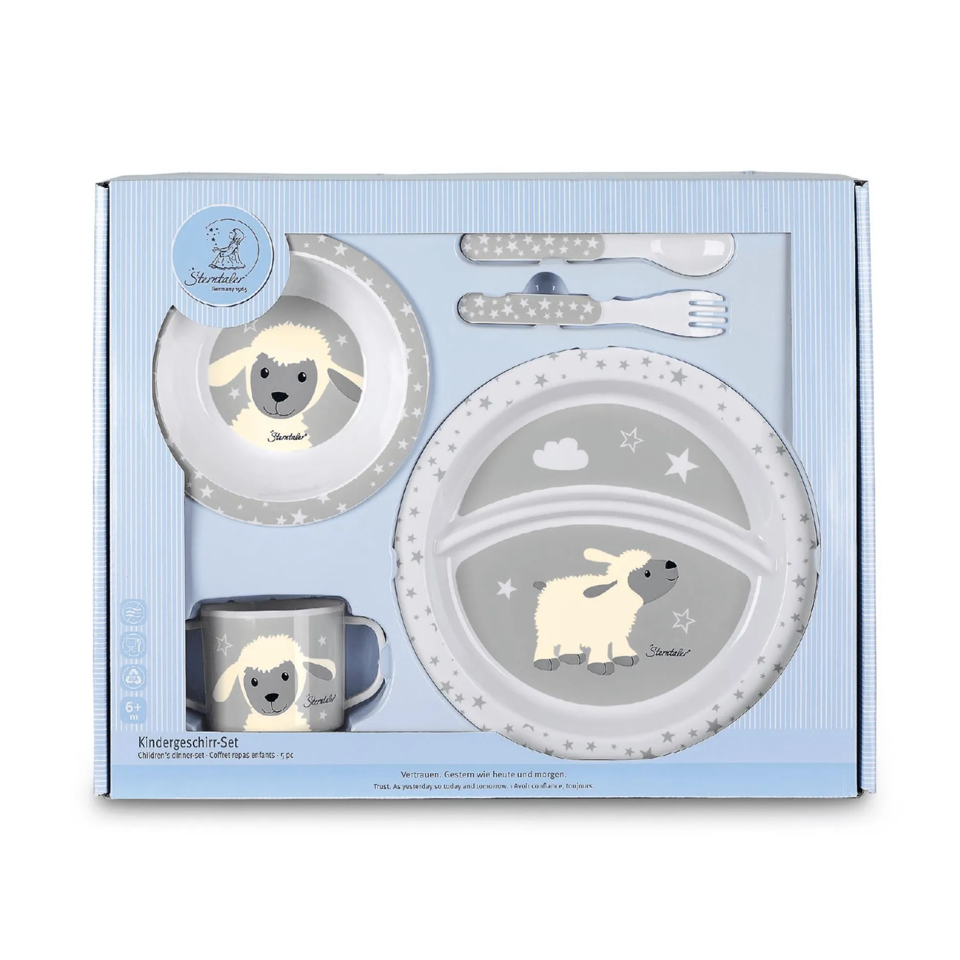 Sterntaler Kindergeschirr-Set Stanley* Besteck & Geschirr