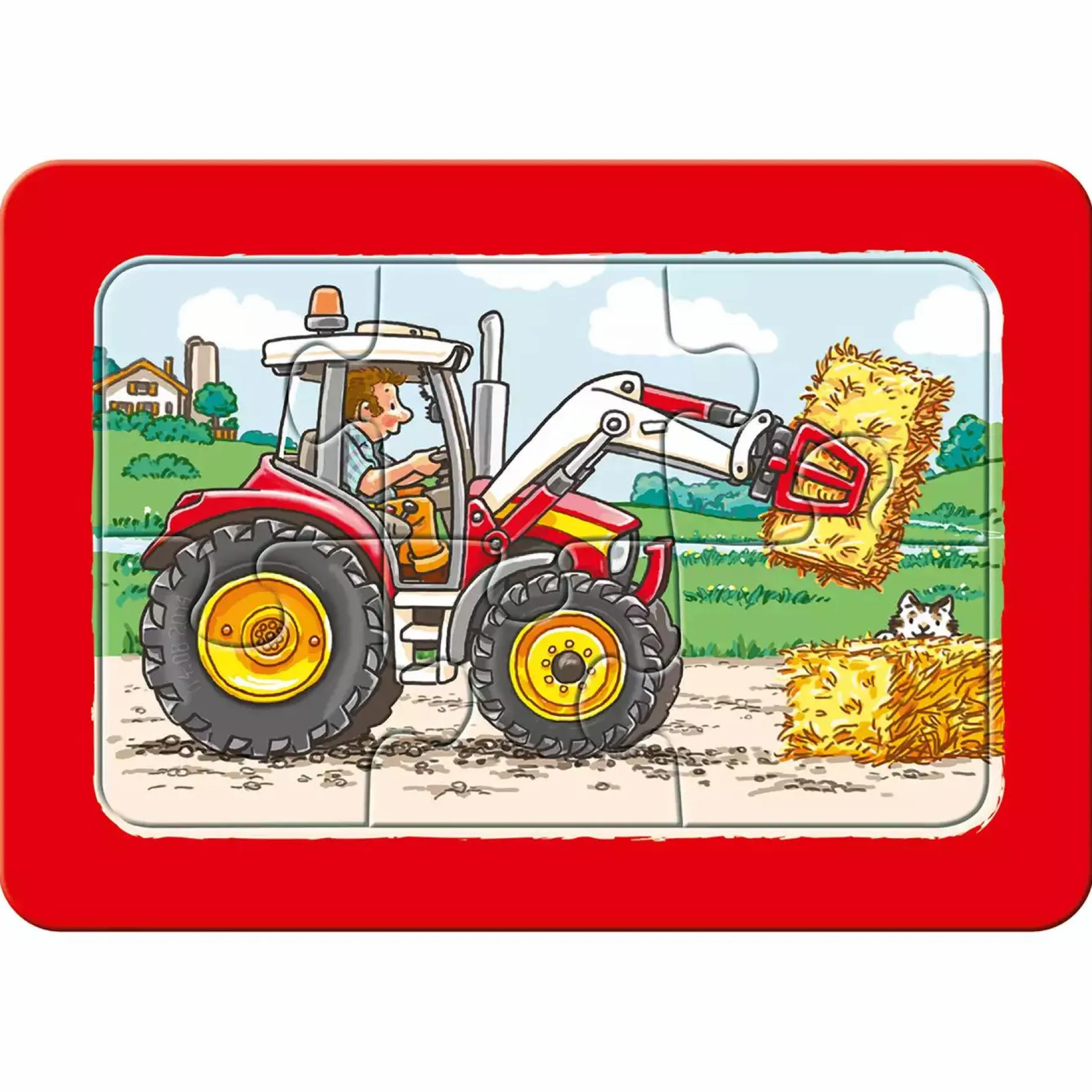 Ravensburger Kinderpuzzle Bagger, Traktor und Kipplader*Kinder Lernspielzeug
