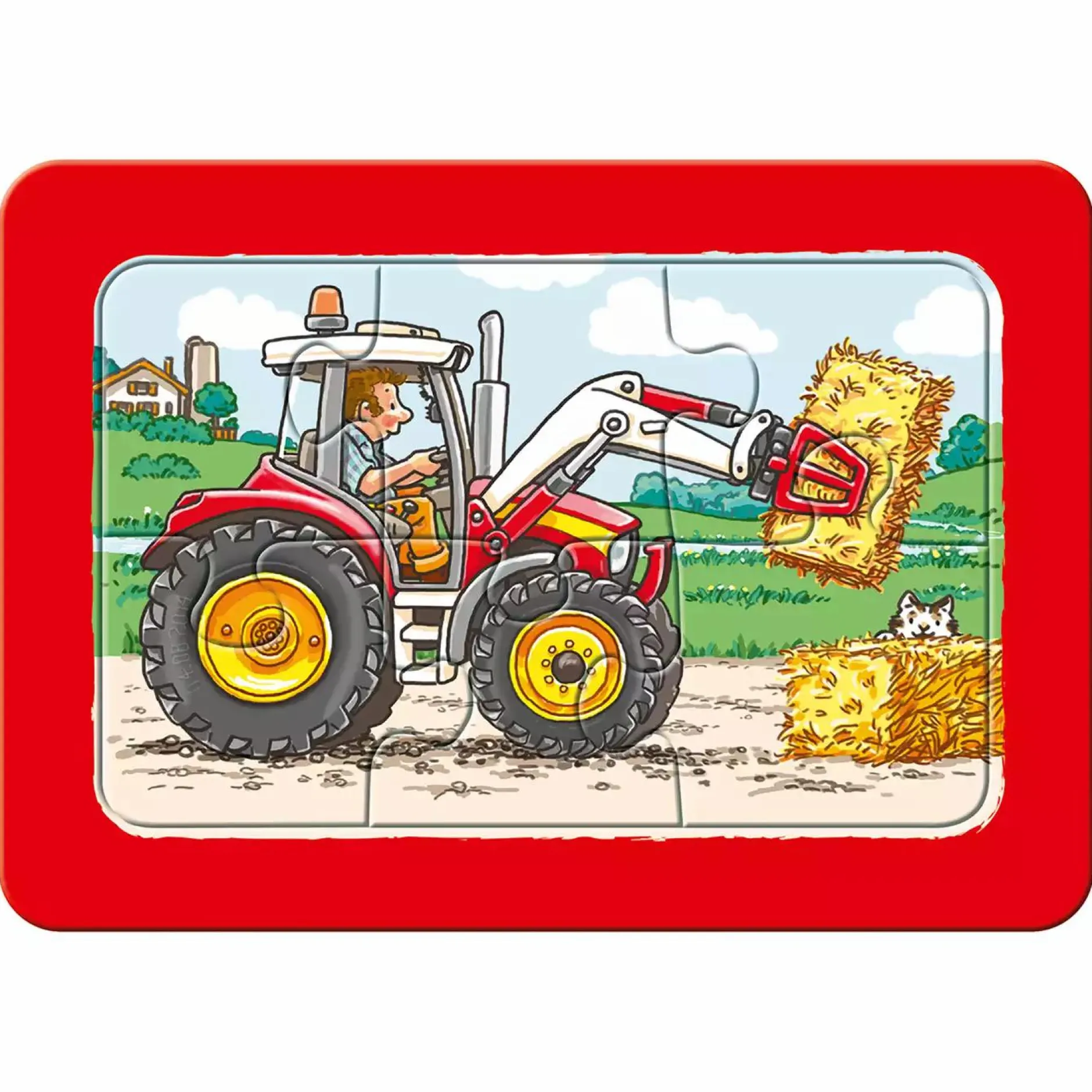 Ravensburger Kinderpuzzle Bagger, Traktor und Kipplader*Kinder Lernspielzeug