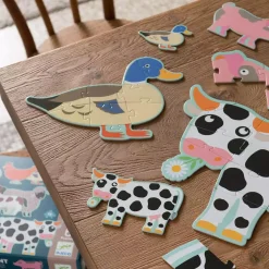 DJECO Kinderpuzzle Honoré & Friends*Kinder Lernspielzeug|Spielzeug Ab 3 Jahren