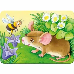 Ravensburger Kinderpuzzle Süße Gartenbewohner*Kinder Lernspielzeug|Spielzeug Ab 2 Jahre