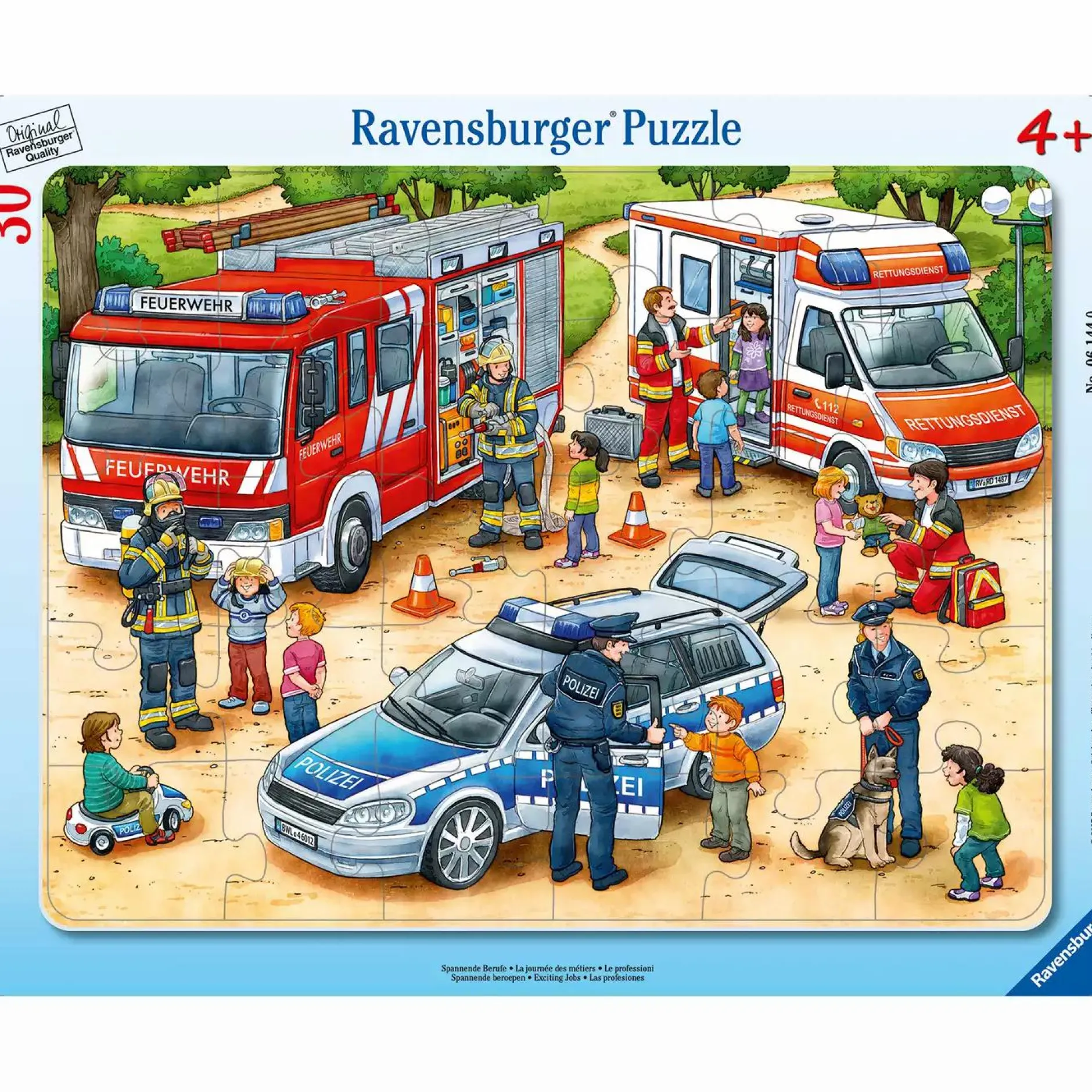 Ravensburger Kinderpuzzle Spannende Berufe*Kinder Lernspielzeug|Spielzeug Ab 4 Jahren