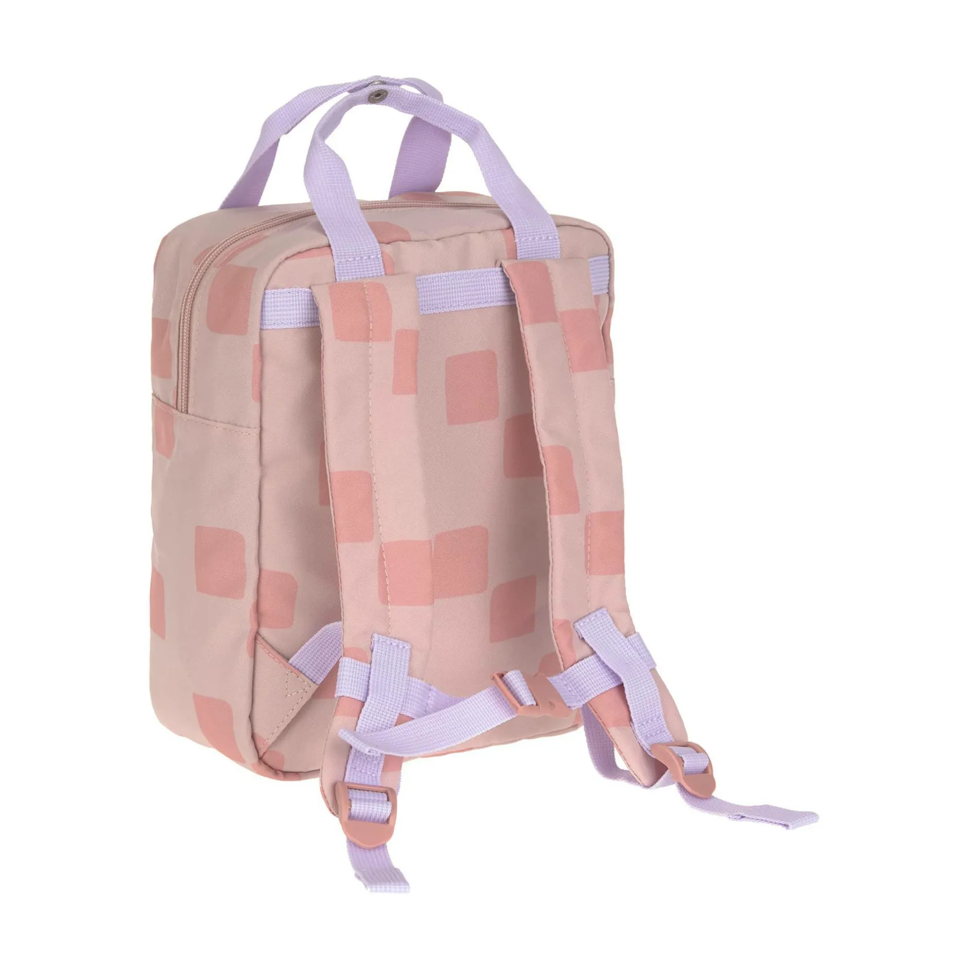 Lu00c4SSIG Kinderrucksack Square Pattern Party Rosa*Kinder Kinderrucksäcke