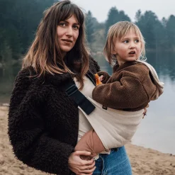 WILDRIDE Kindertrage Sand Leinen* Babytragen