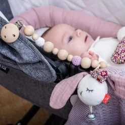 kikadu Kinderwagenkette Hase*Kinder Kinderwagen Zubehör|Kuscheltiere