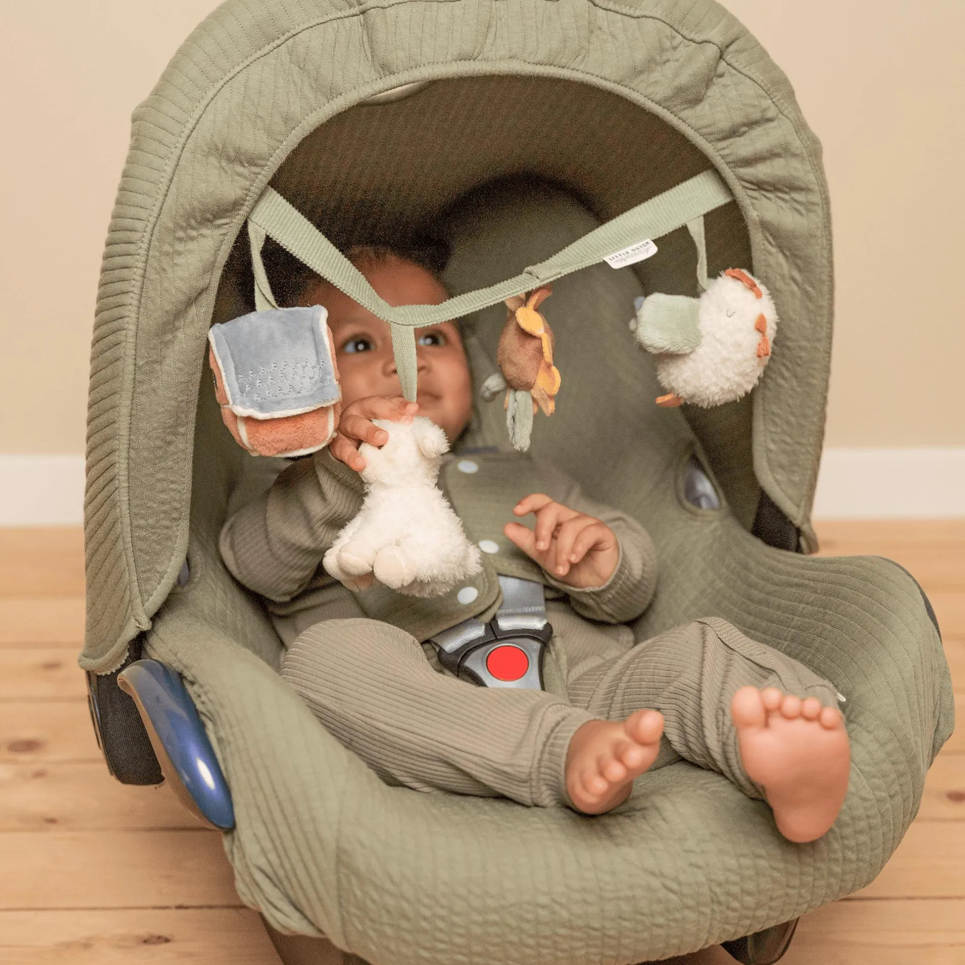 LITTLE DUTCH Kinderwagenkette Little Farm*Kinder Kinderwagen Zubehör|Kuscheltiere