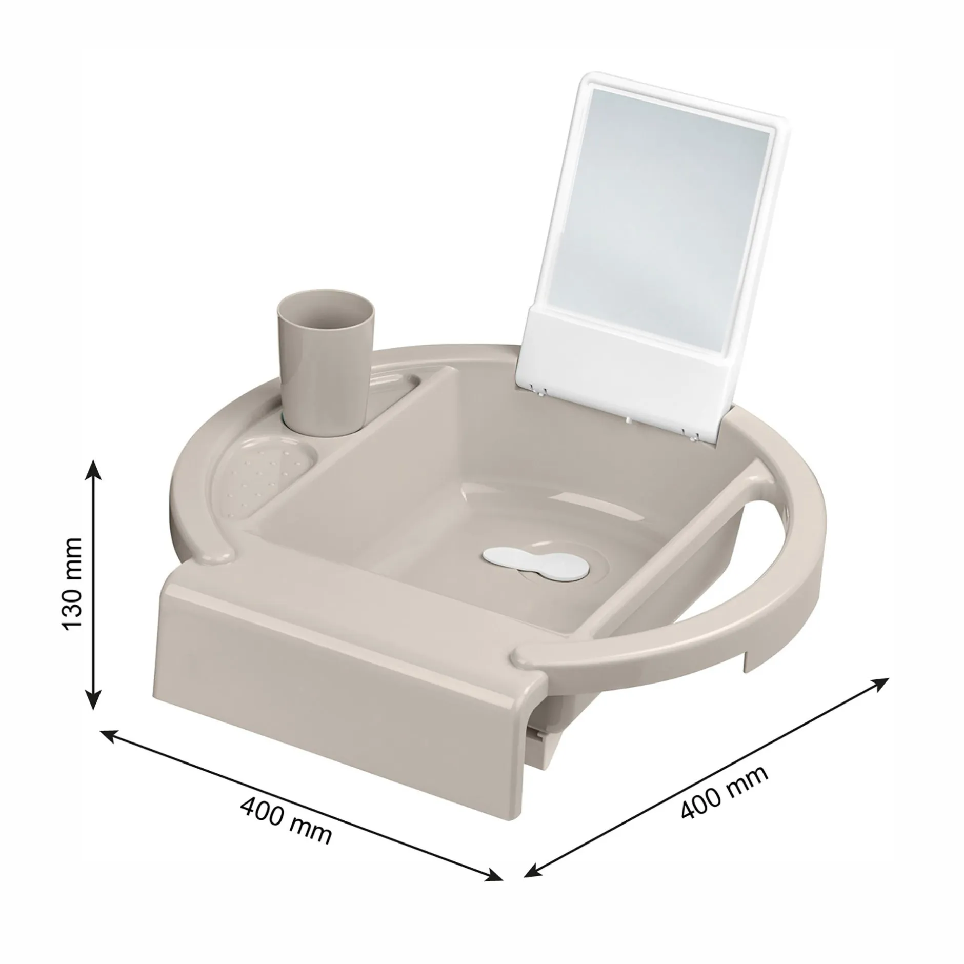 rotho Babydesign Kinderwaschbecken AVA Cappuccino* Badewannen