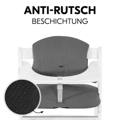 hauck Kissen-Set Dark Grey* Hochstuhl Zubehör