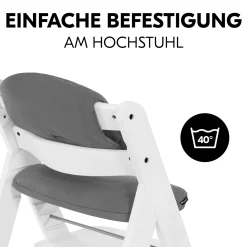 hauck Kissen-Set Dark Grey* Hochstuhl Zubehör