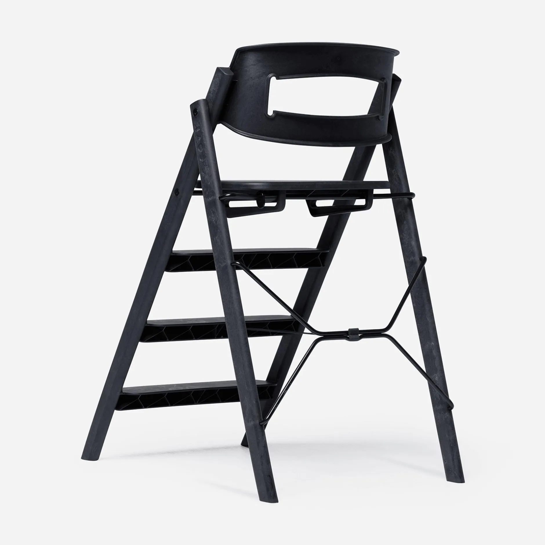 KAOS Klapp-Hochstuhl Charcoal Black* Klapphochstühle|Treppenhochstühle