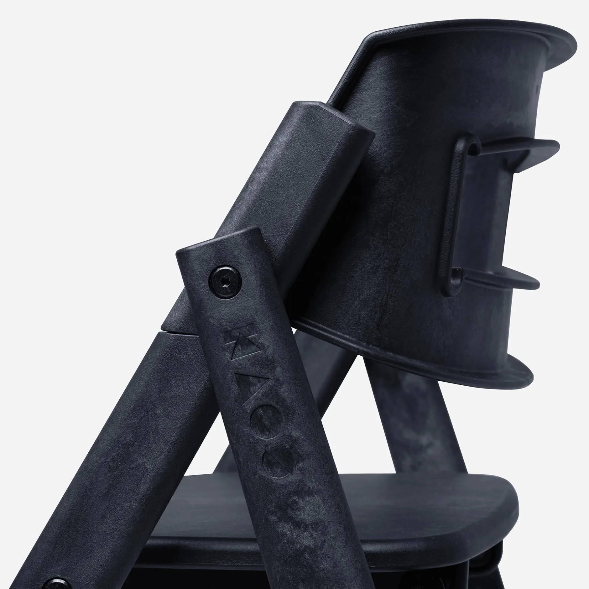 KAOS Klapp-Hochstuhl Charcoal Black* Klapphochstühle|Treppenhochstühle