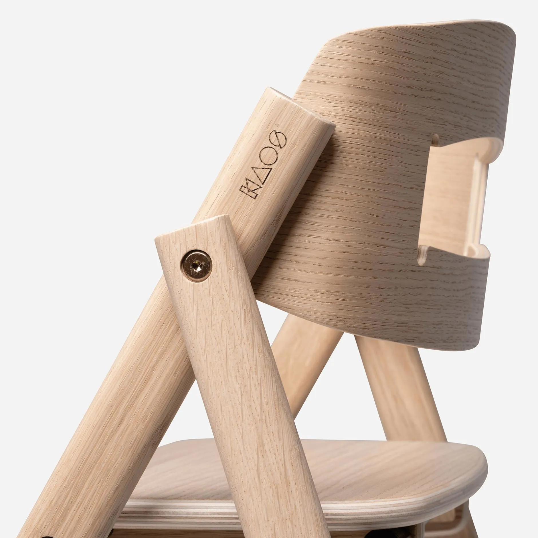 KAOS Klapp-Hochstuhl Eiche Natural* Klapphochstühle|Treppenhochstühle