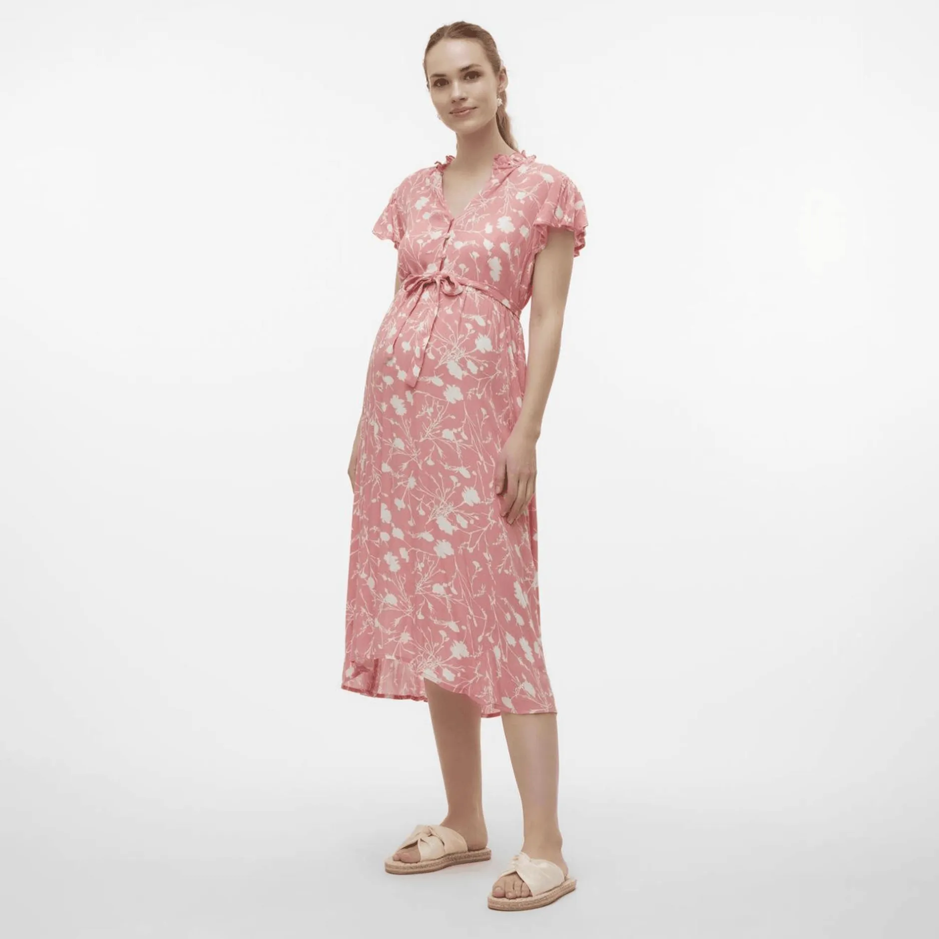 Mamalicious Kleid Flamingo Plume* Kleider & Röcke