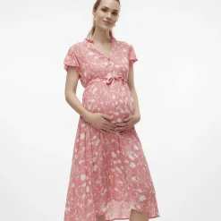 Mamalicious Kleid Flamingo Plume* Kleider & Röcke