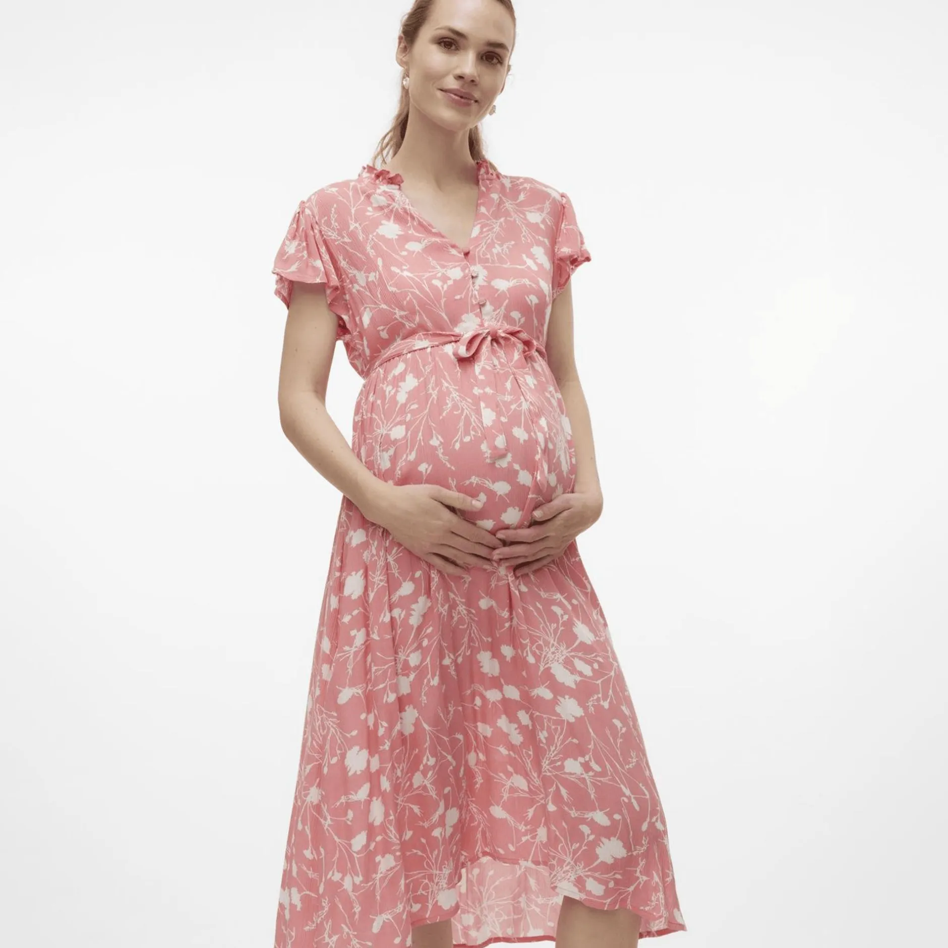 Mamalicious Kleid Flamingo Plume* Kleider & Röcke