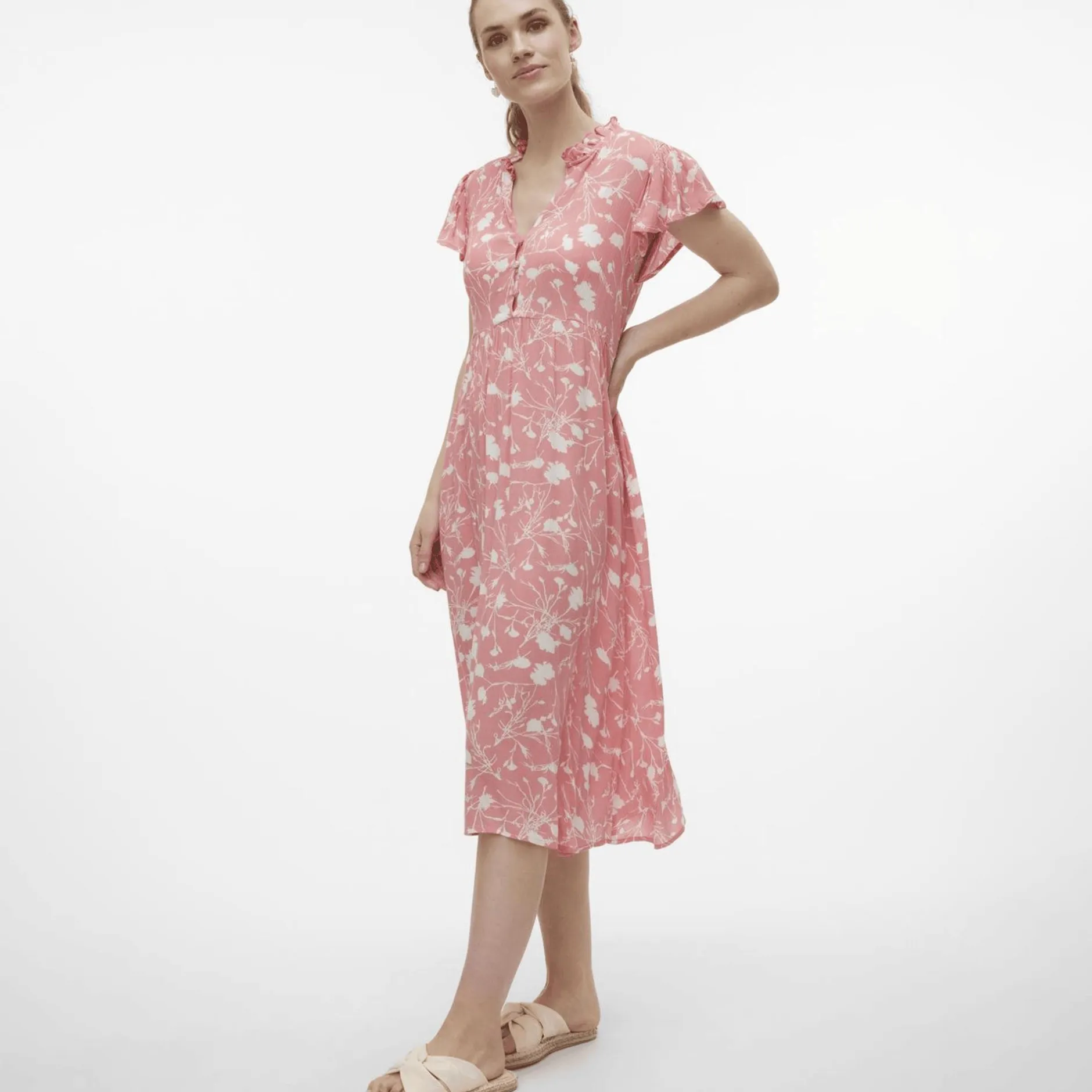 Mamalicious Kleid Flamingo Plume* Kleider & Röcke