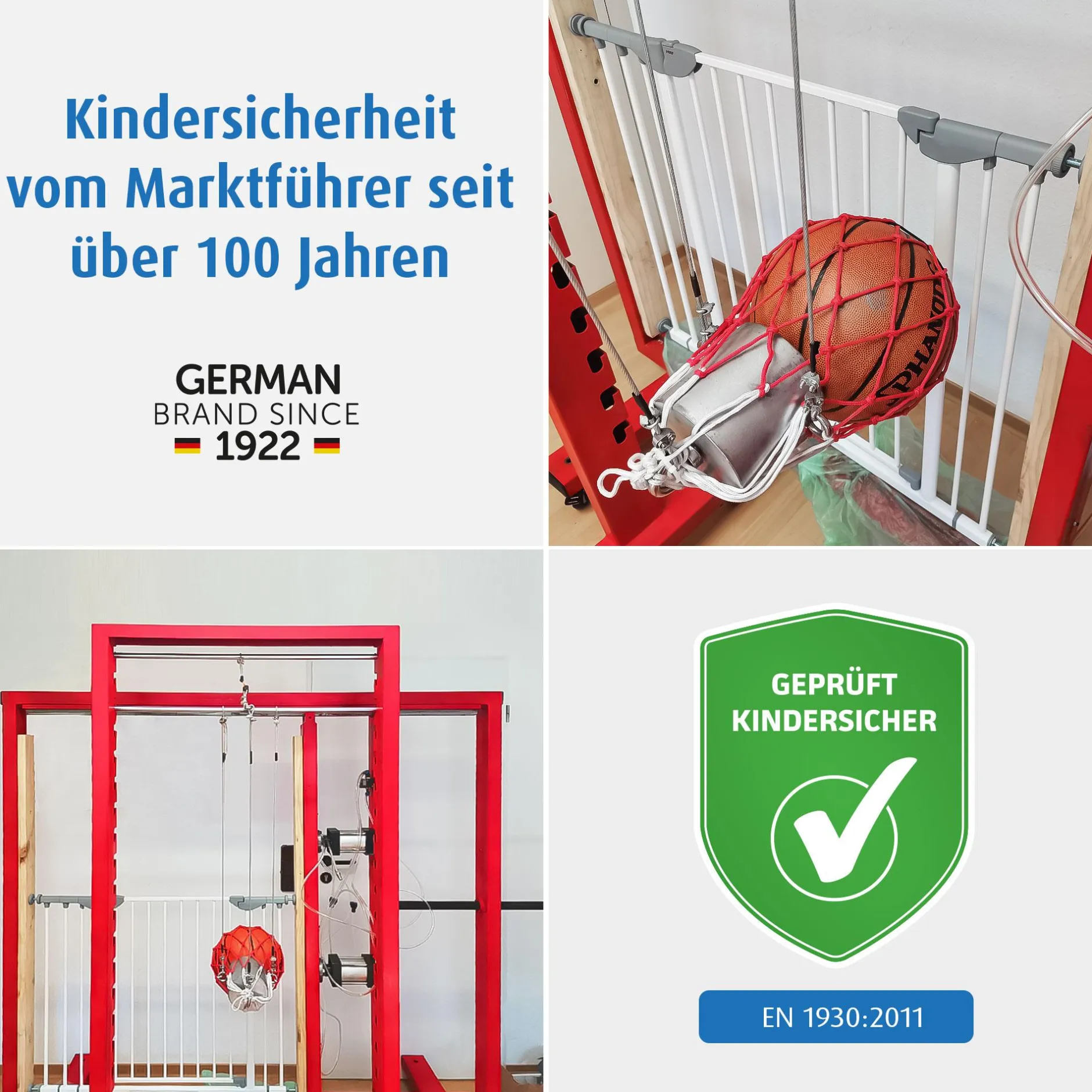 reer Klemm- und Schraubgitter 63 - 106 cm* Tür- & Treppenschutzgitter