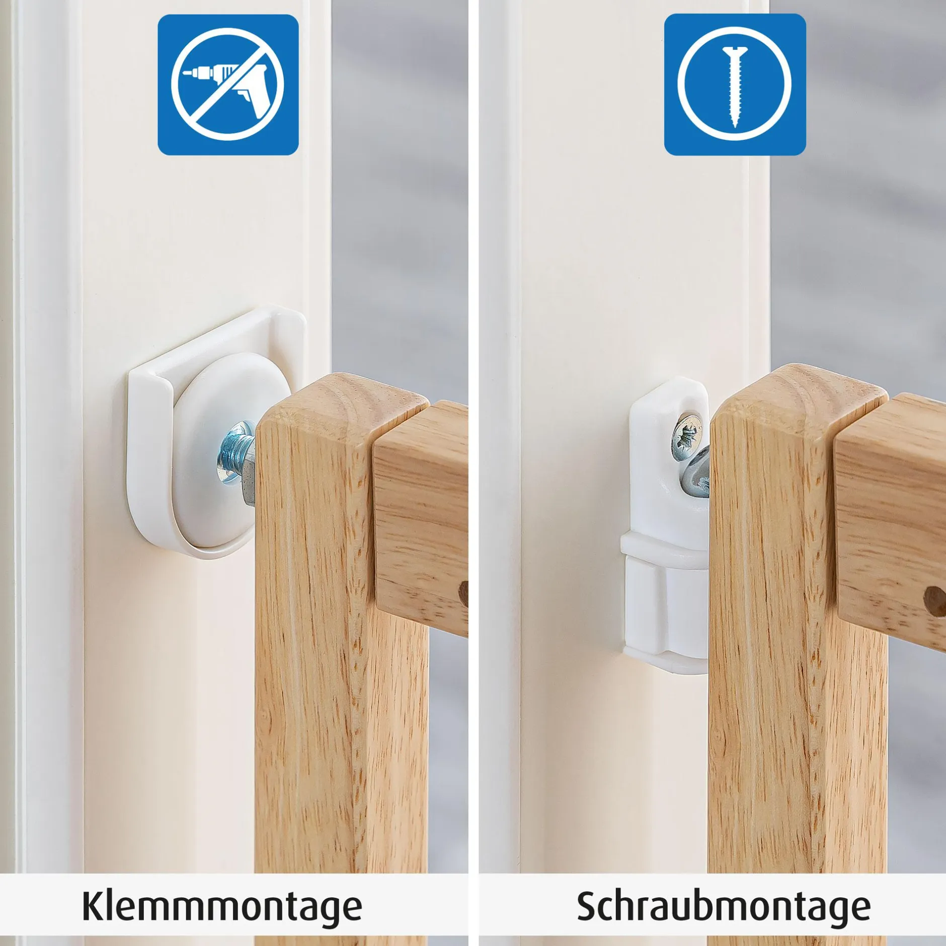 reer Klemm- und Schraubgitter 63 - 106 cm* Tür- & Treppenschutzgitter