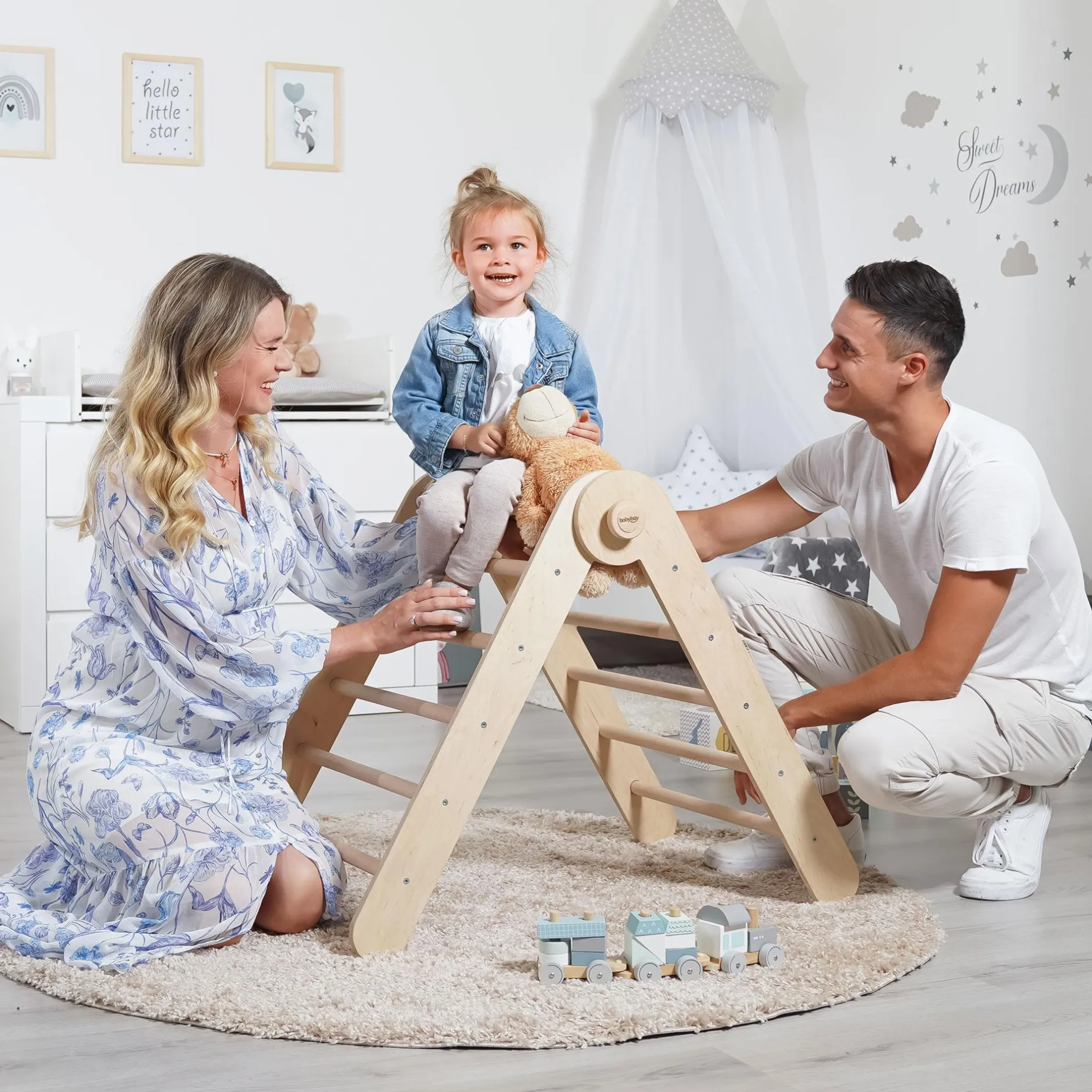 babybay Kletterdreieck Littlefoot*Kinder Spielgeräte|Lernspielzeug