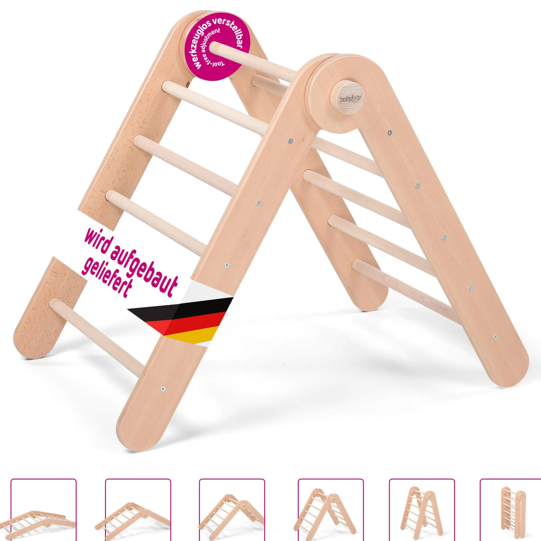 babybay Kletterdreieck Littlefoot*Kinder Spielgeräte|Lernspielzeug