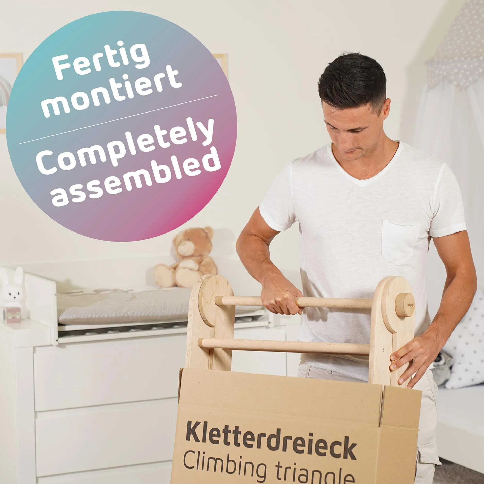 babybay Kletterdreieck Littlefoot*Kinder Spielgeräte|Lernspielzeug