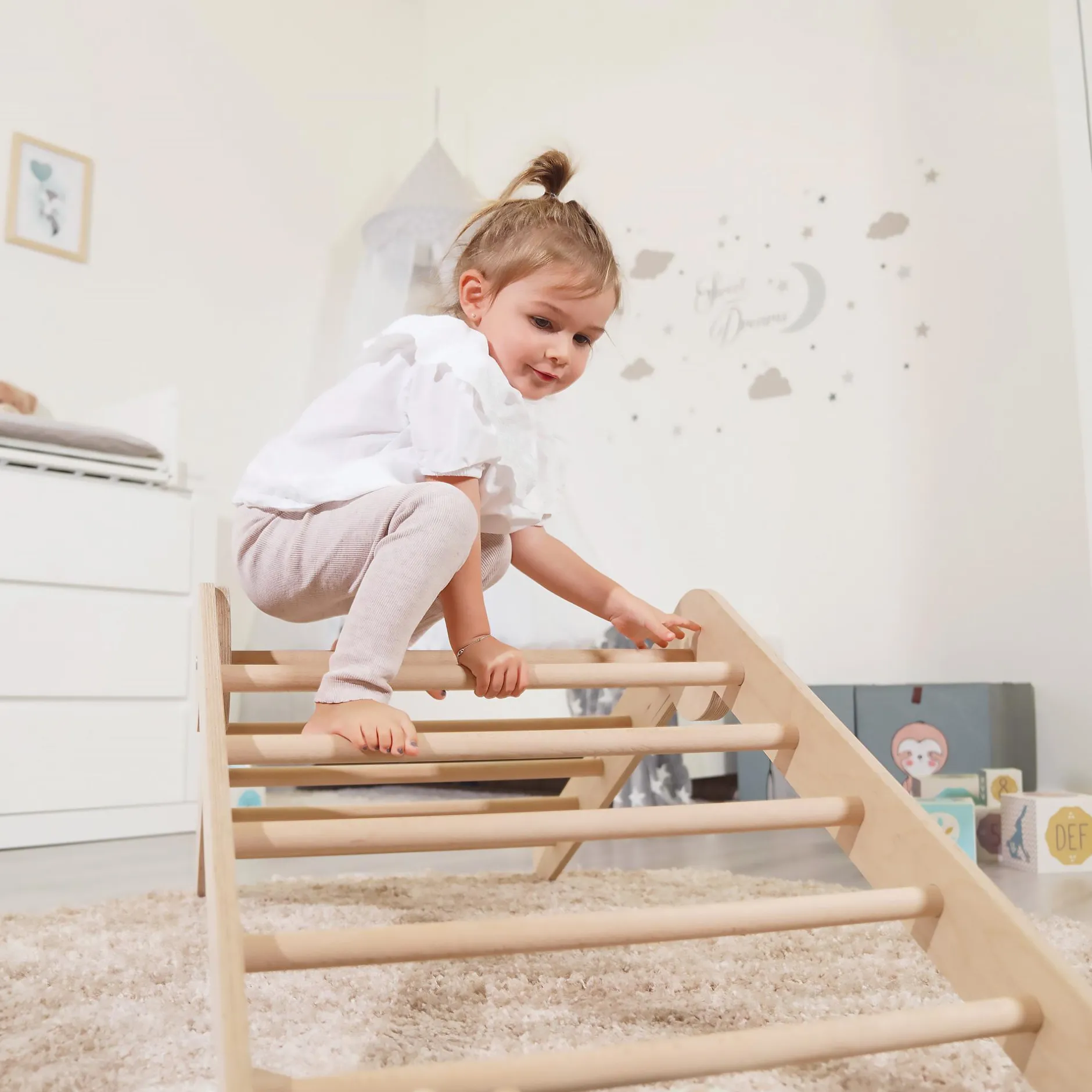 babybay Kletterdreieck Littlefoot*Kinder Spielgeräte|Lernspielzeug