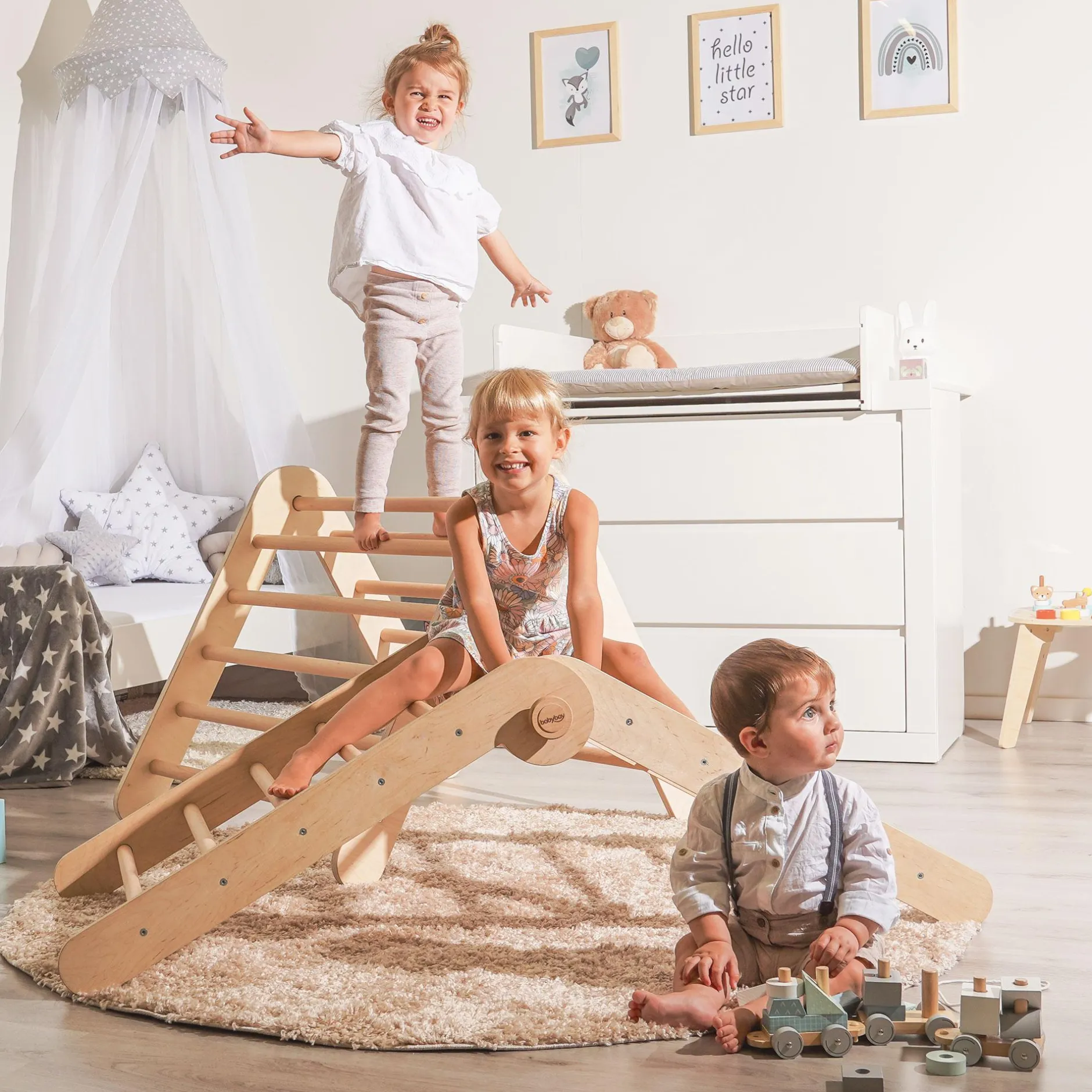 babybay Kletterdreieck Littlefoot*Kinder Spielgeräte|Lernspielzeug