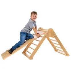 SpielMaus Kletterpyramide mit Leiter*Kinder Lernspielzeug|Holzspielzeug