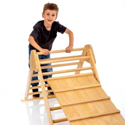 SpielMaus Kletterpyramide mit Leiter*Kinder Lernspielzeug|Holzspielzeug