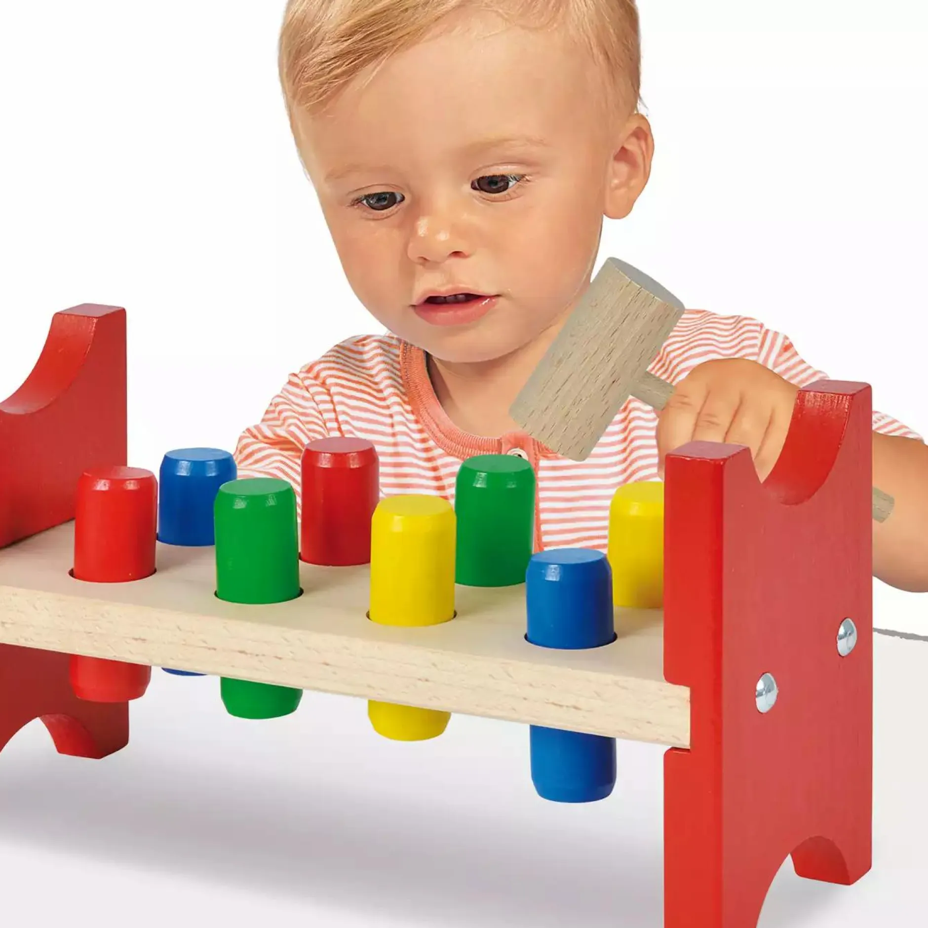 Eichhorn Klopfbank*Kinder Lernspielzeug|Holzspielzeug